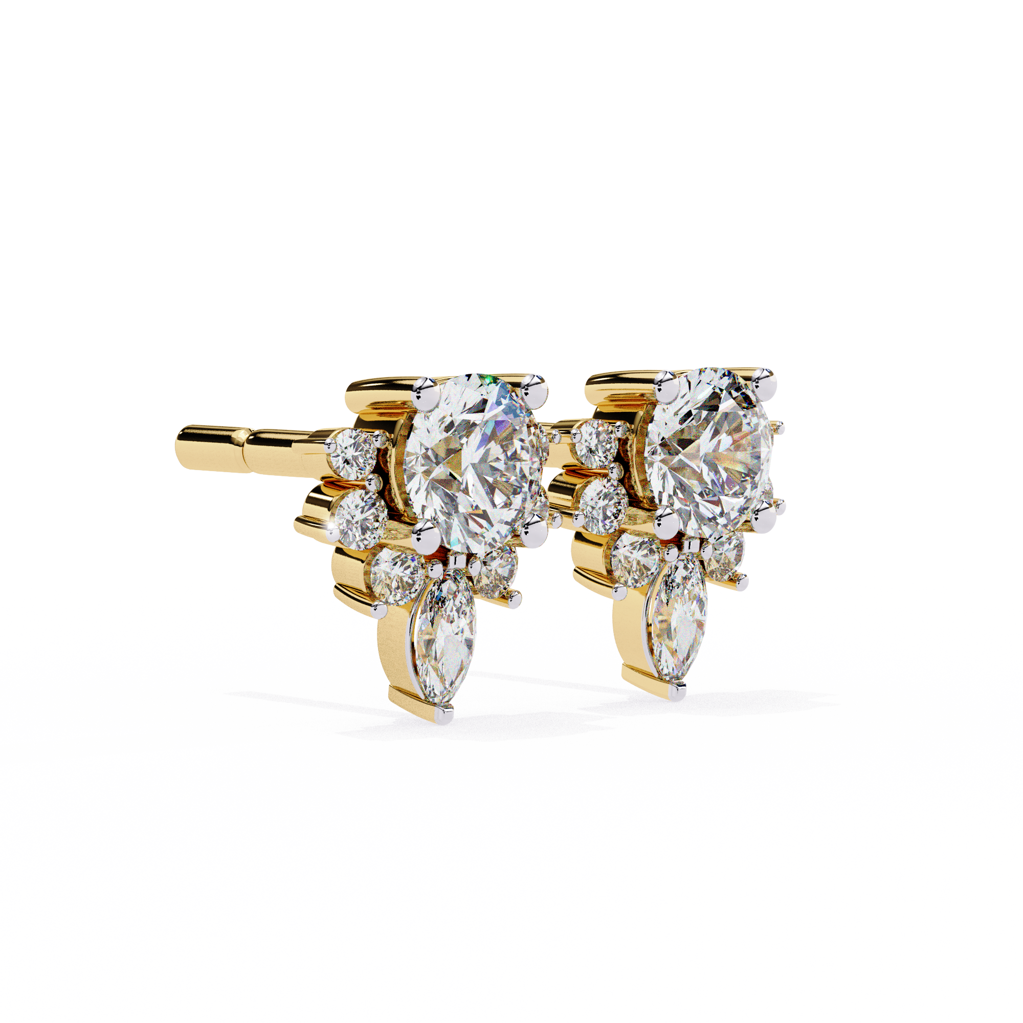 0.68 ct Soleil Light Earrings 9k