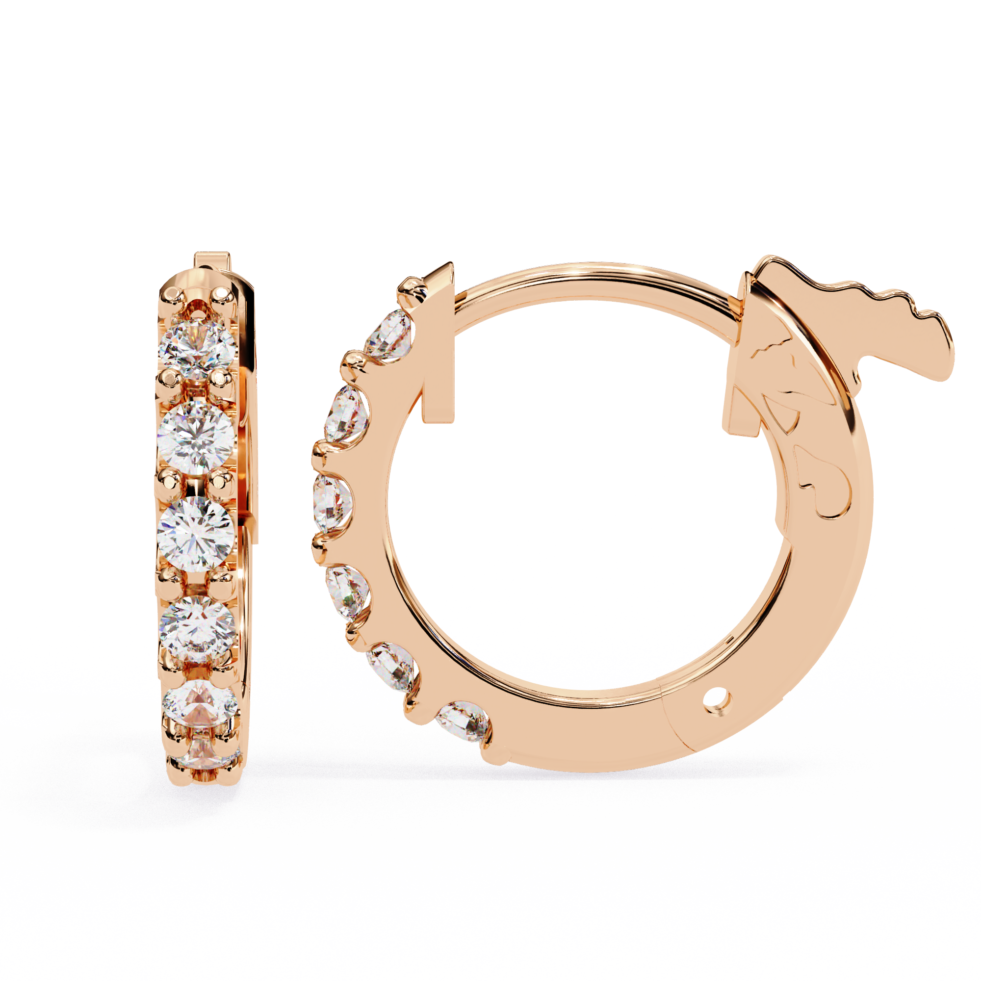 0.18 ct Starlit Charm Earrings 9k