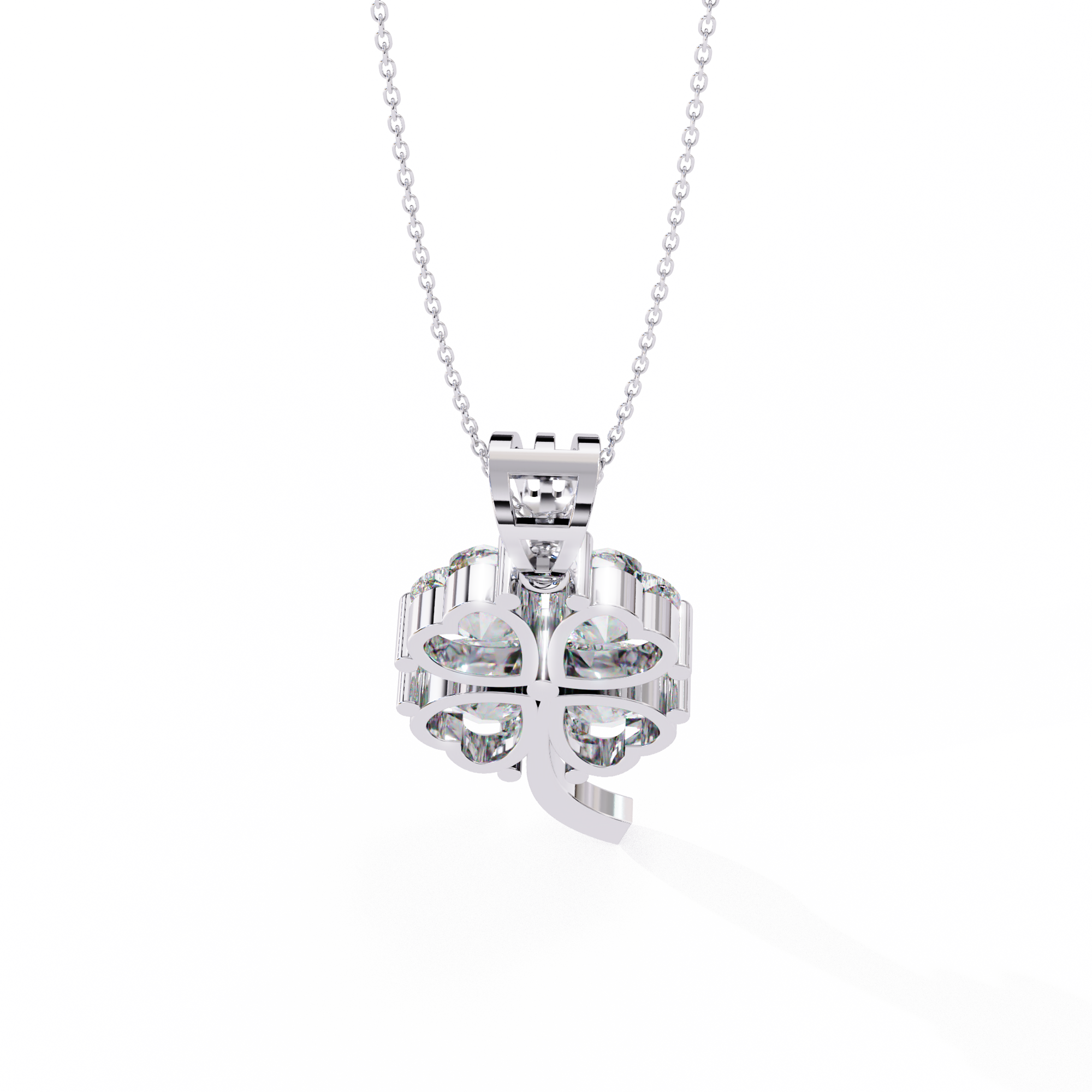 0.61 ct Heart's Embrace Pendant 9k