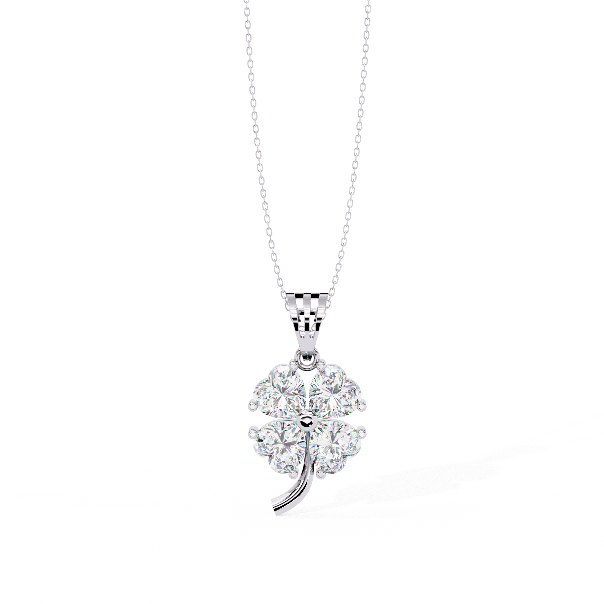 0.61 ct Heart's Embrace Pendant 9k