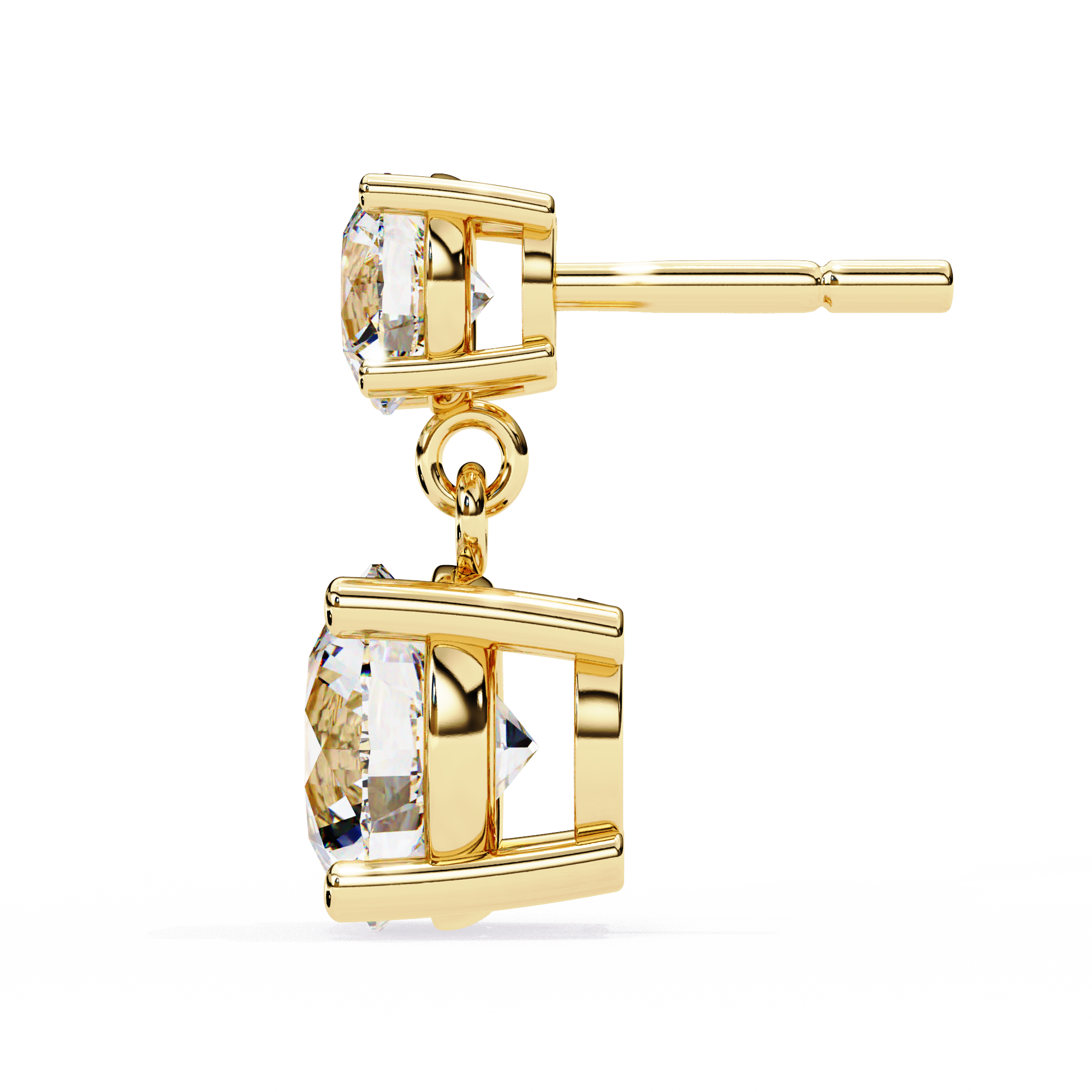 3.73 ct Galactic Majesty Earrings 9k