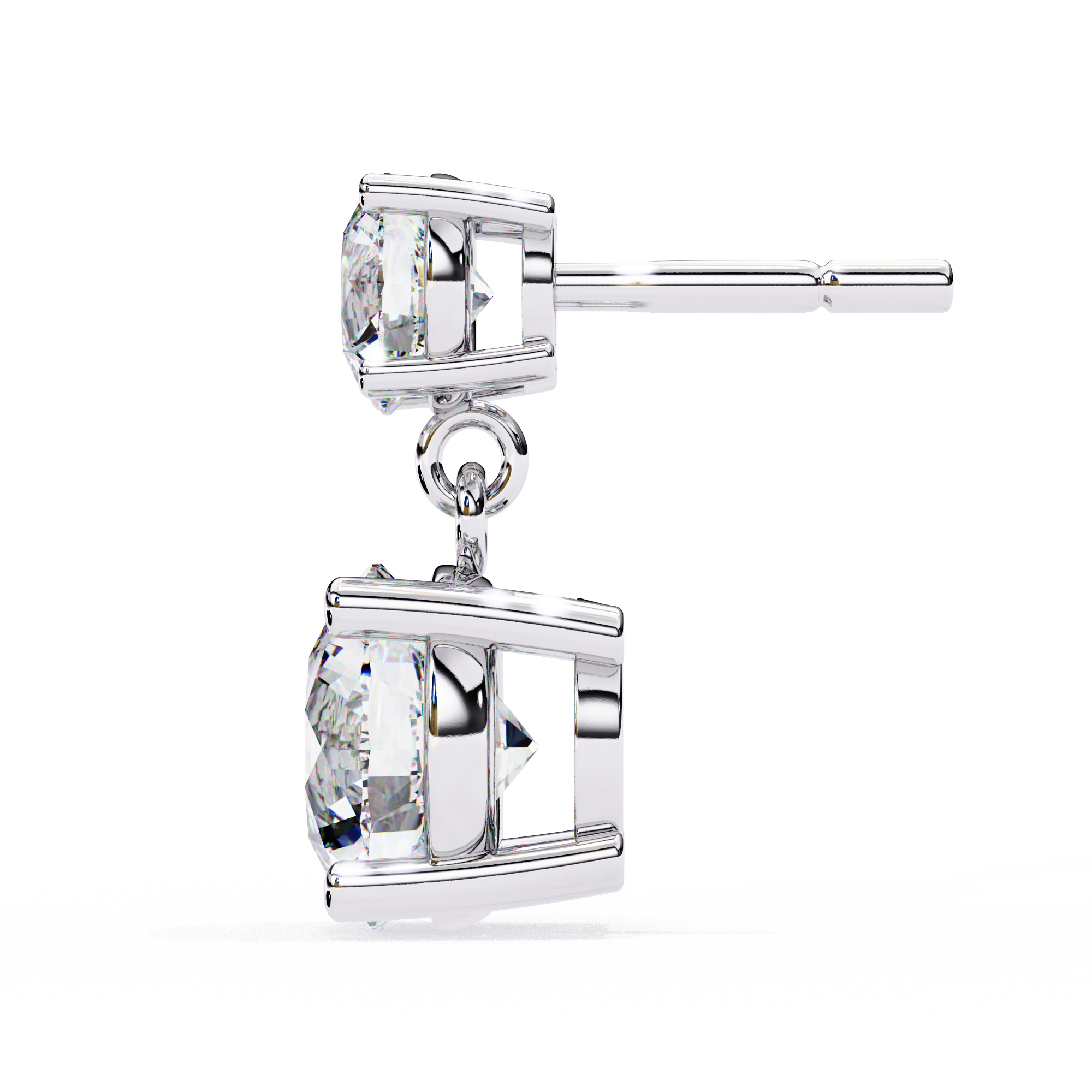 3.73 ct Galactic Majesty Earrings 9k