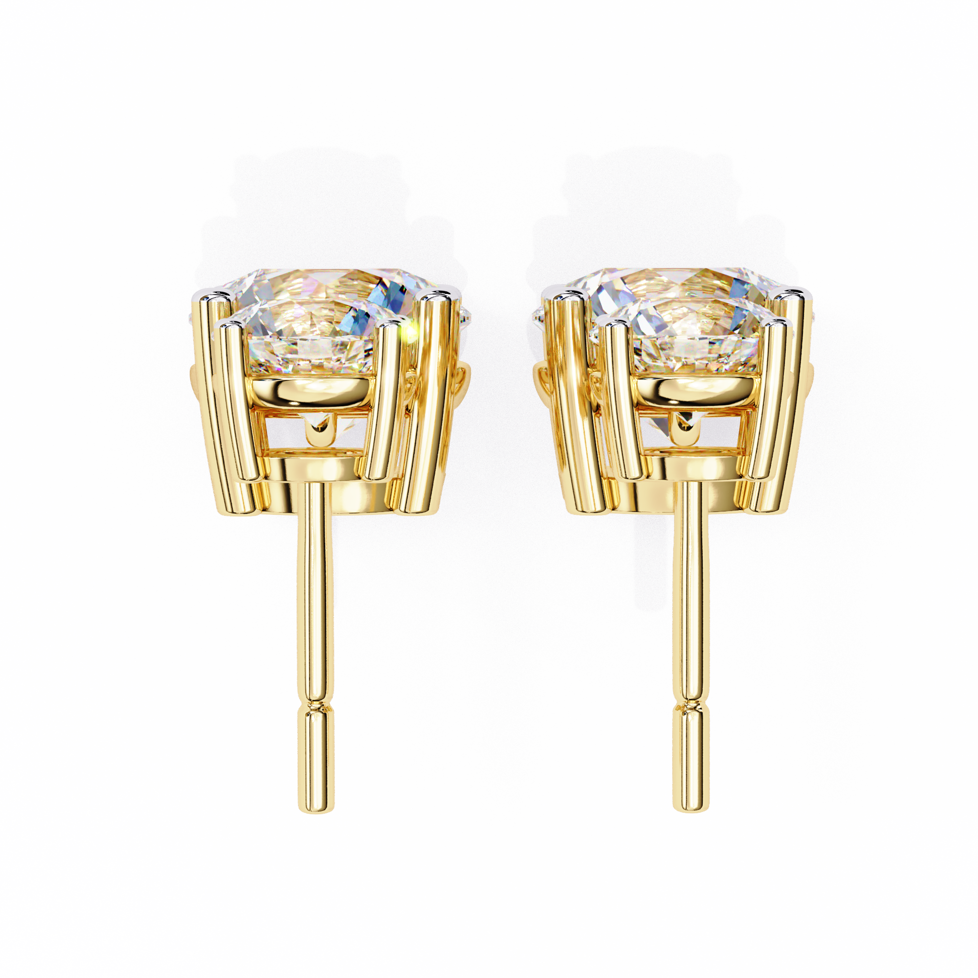 3.73 ct Galactic Majesty Earrings 9k