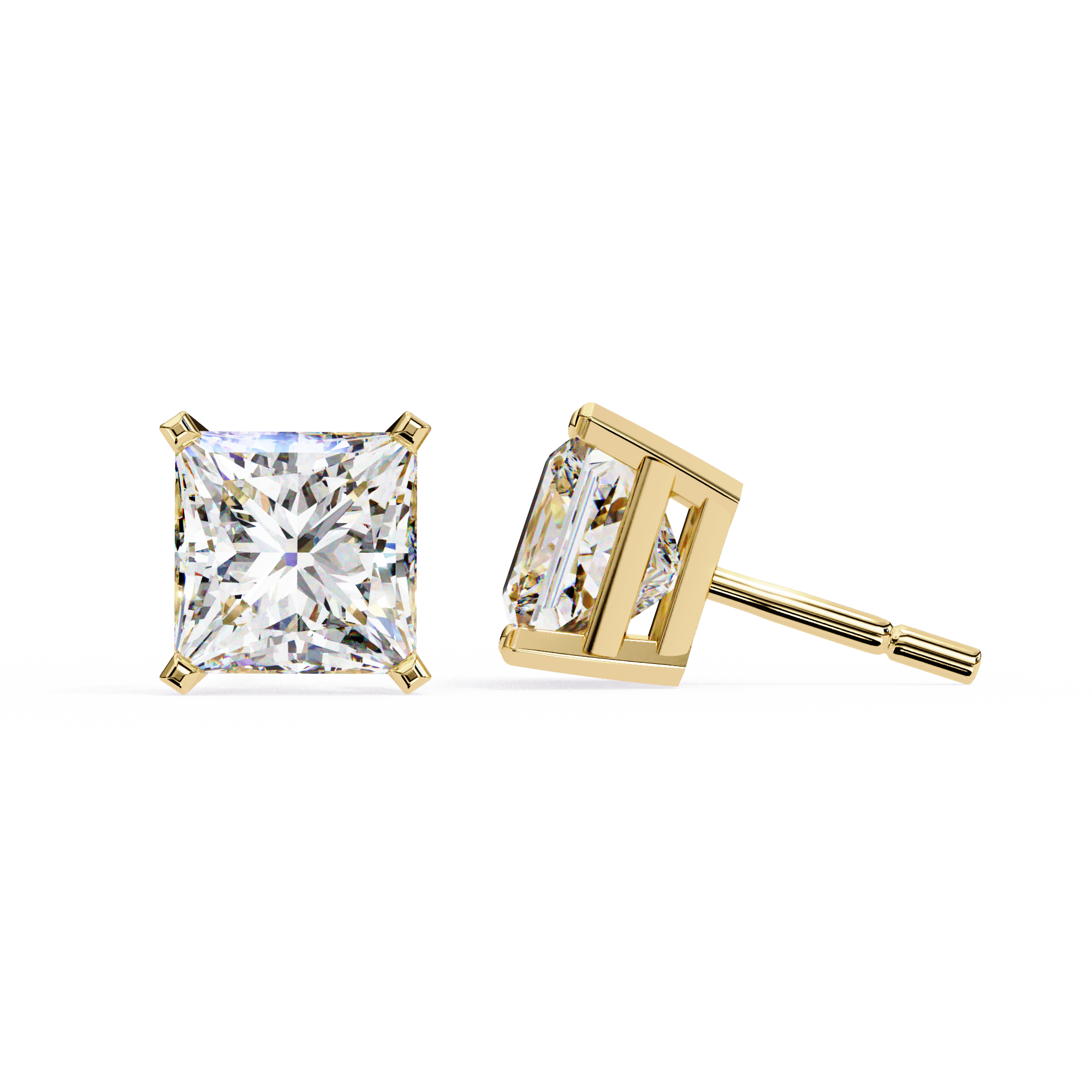 3.04 ct Vega Radiance Earrings 9k