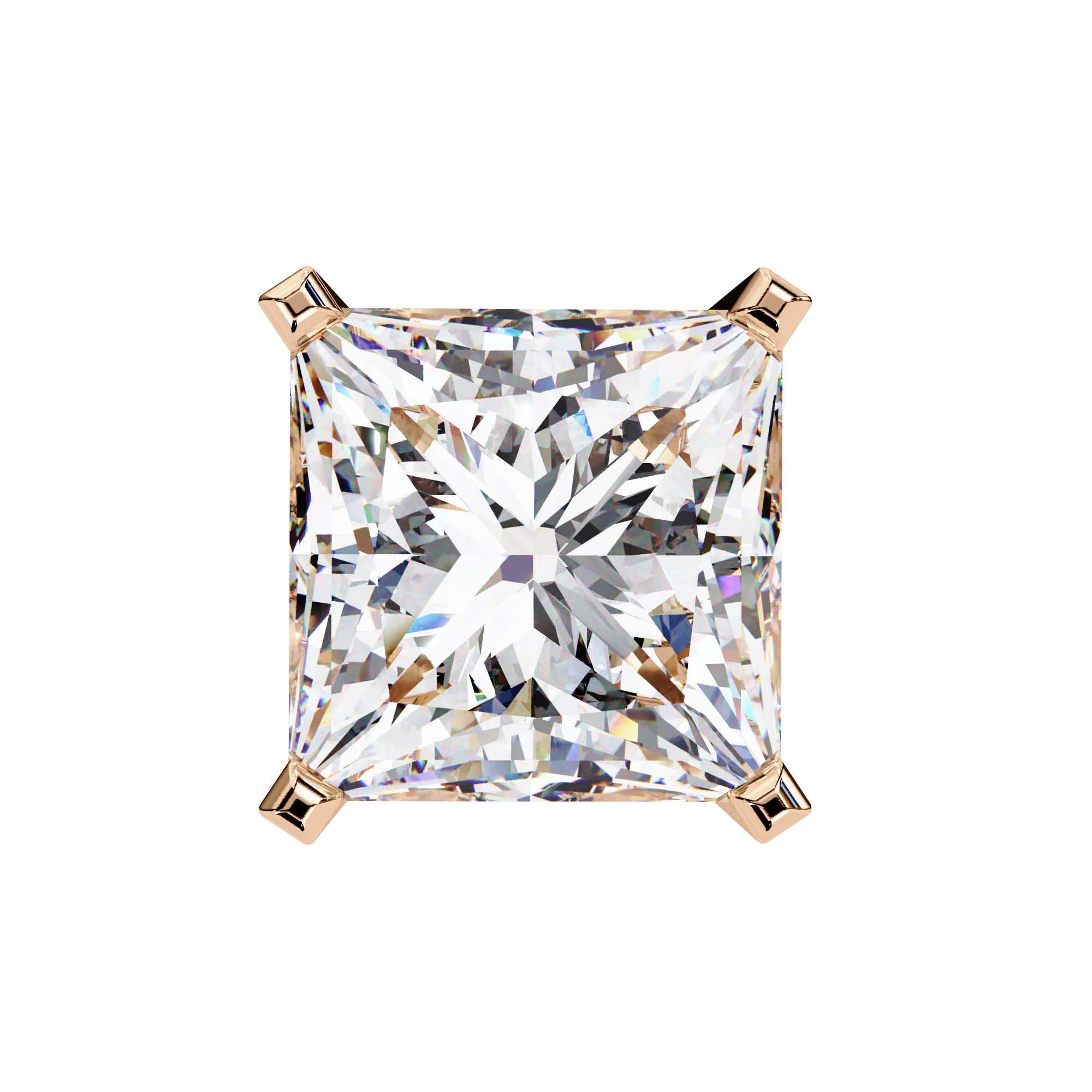 3.04 ct Vega Radiance Earrings 9k