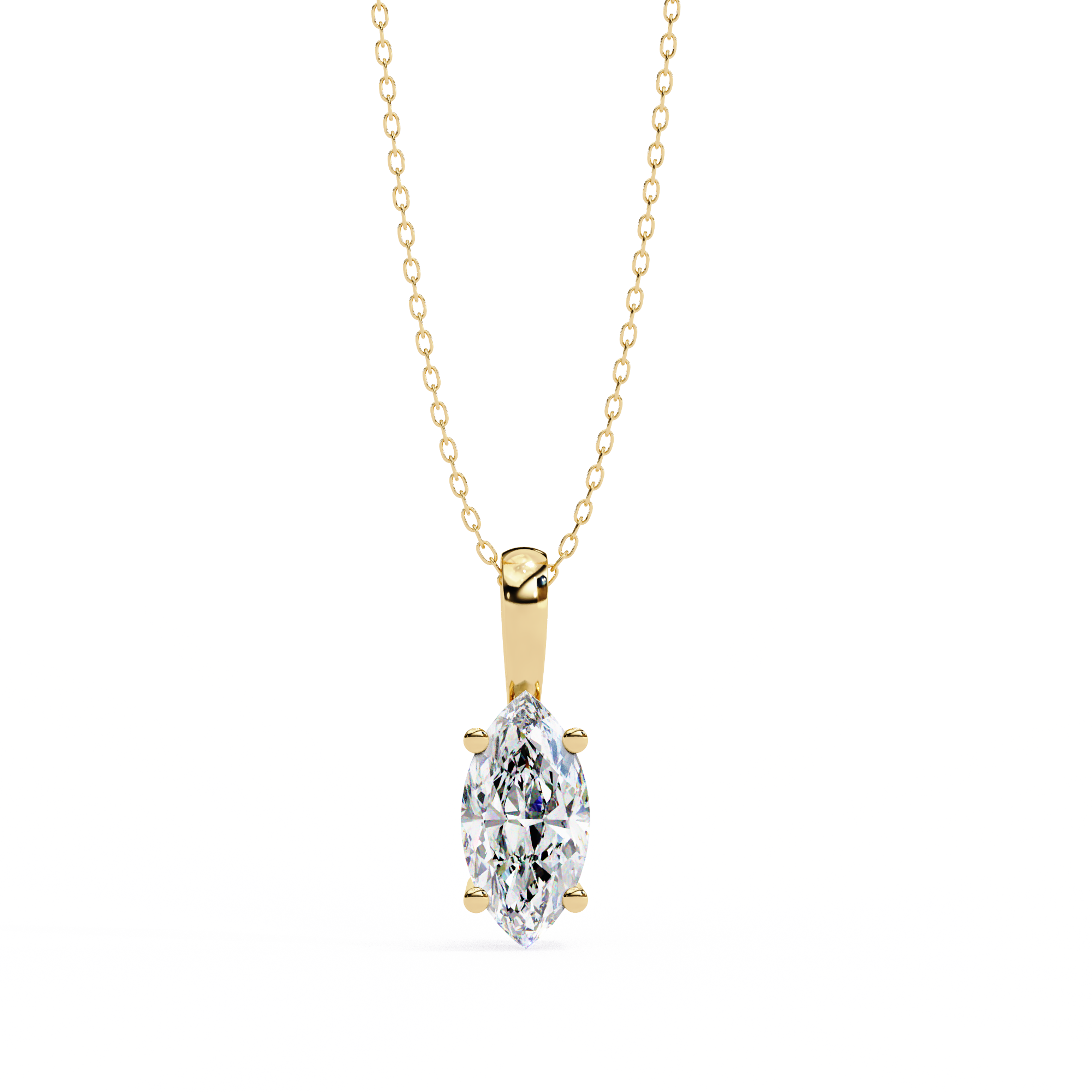 0.93 ct Luminous Drift Pendant 9k