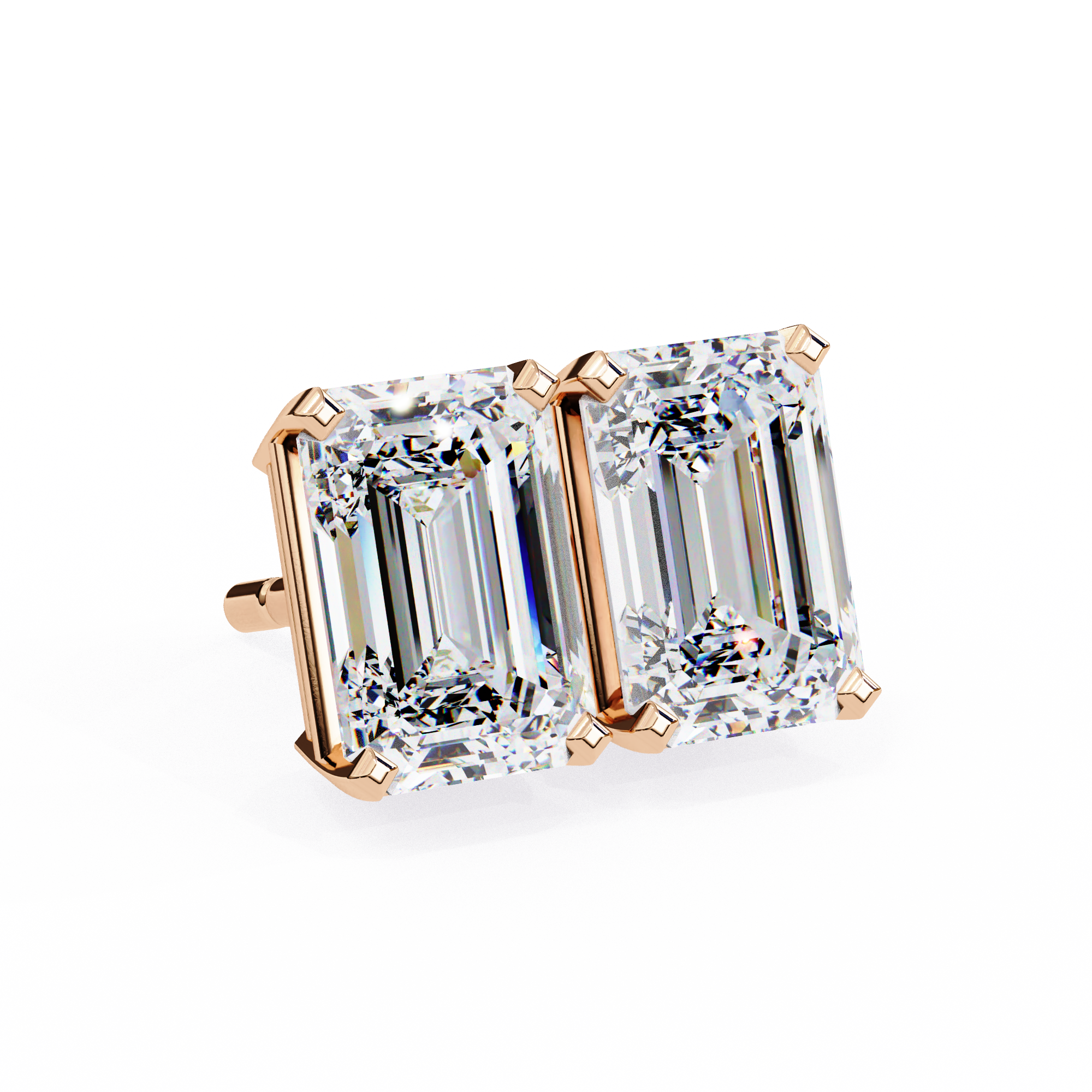 2.39 ct Green Horizon Earrings 9k