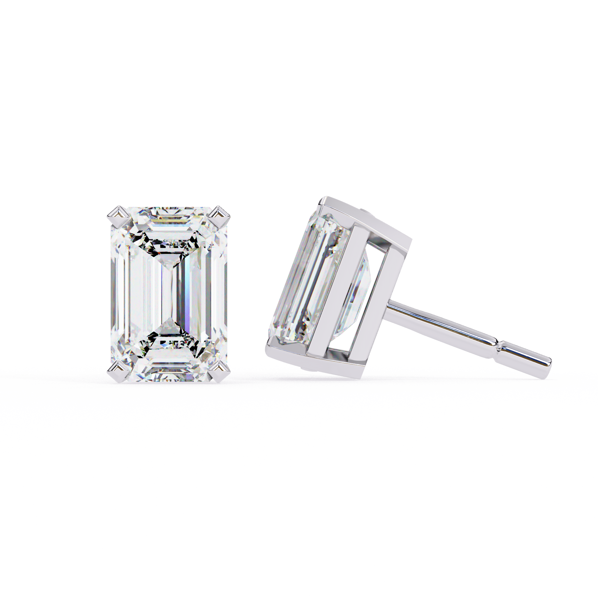 2.39 ct Green Horizon Earrings 9k