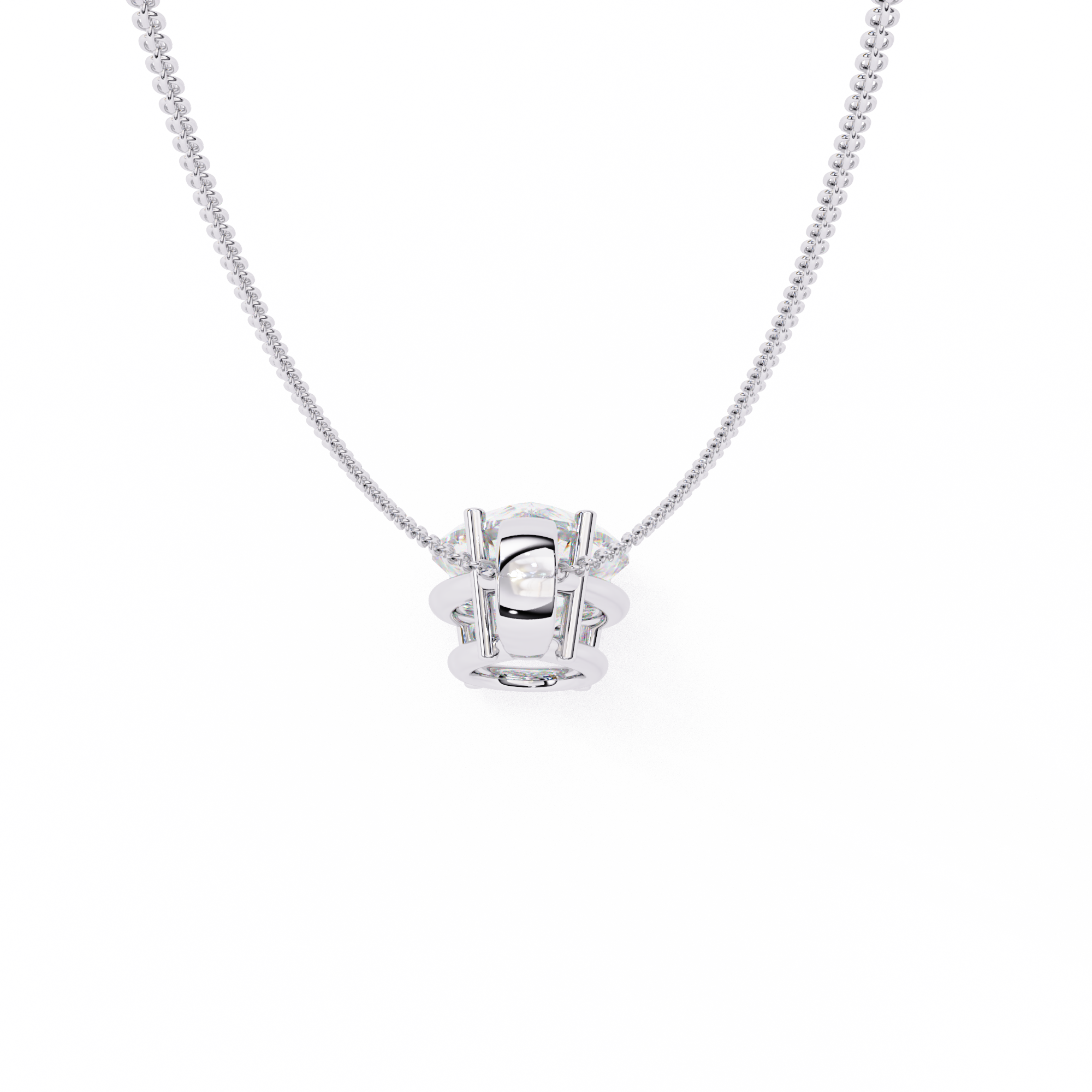 2.06 ct Radiant Dewdrop Pendant