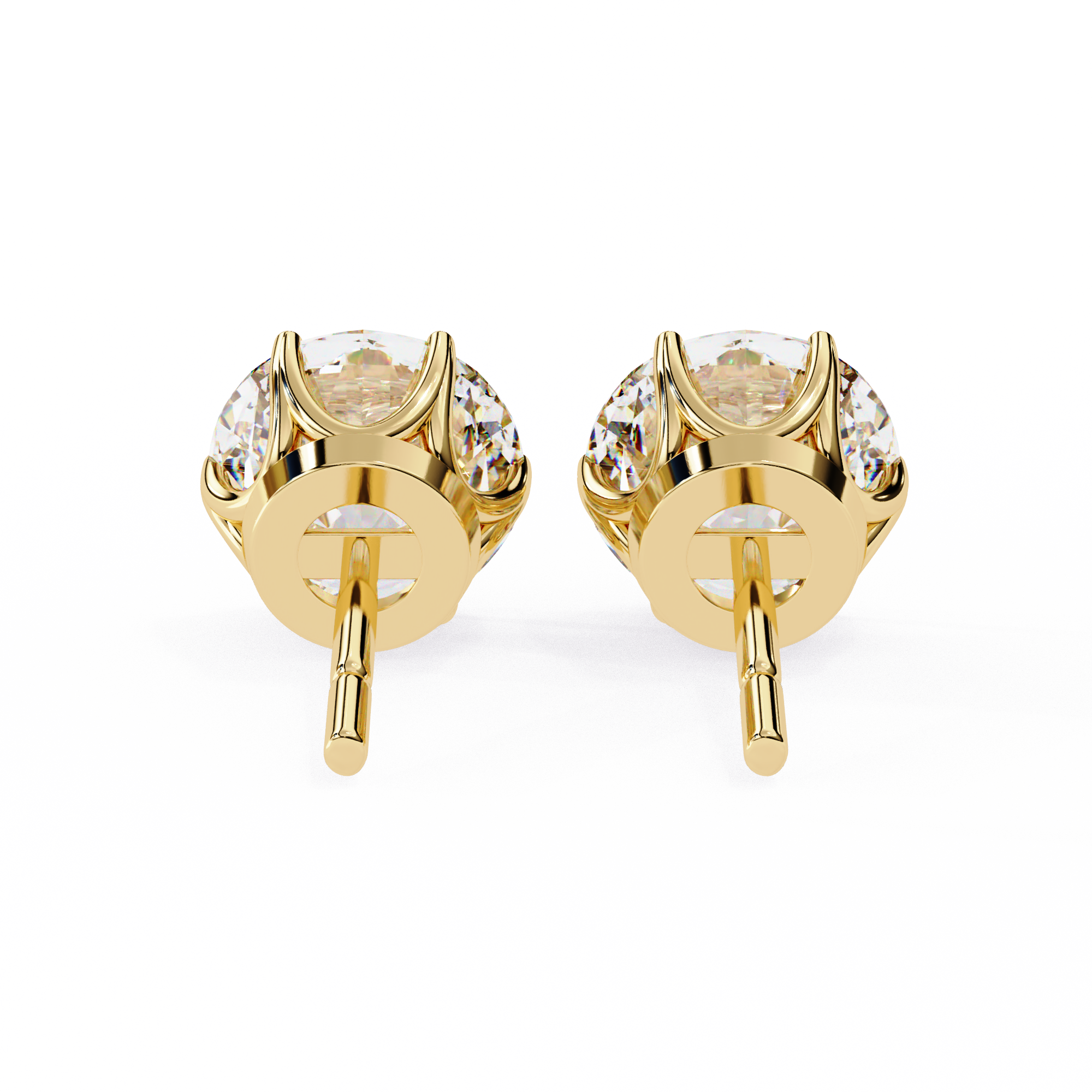 2.57 ct Radiant Elegance Earrings 9k