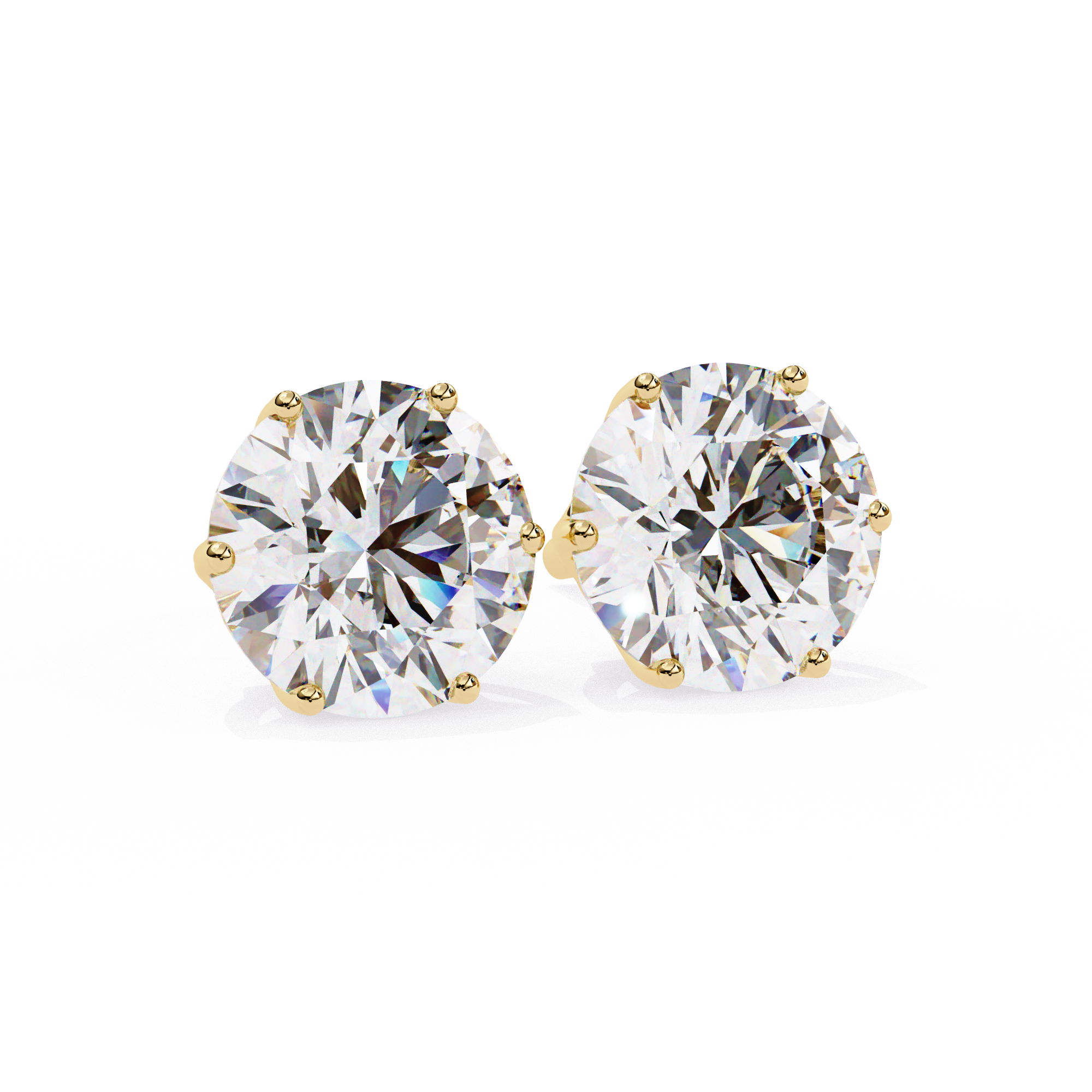 2.57 ct Radiant Elegance Earrings 9k