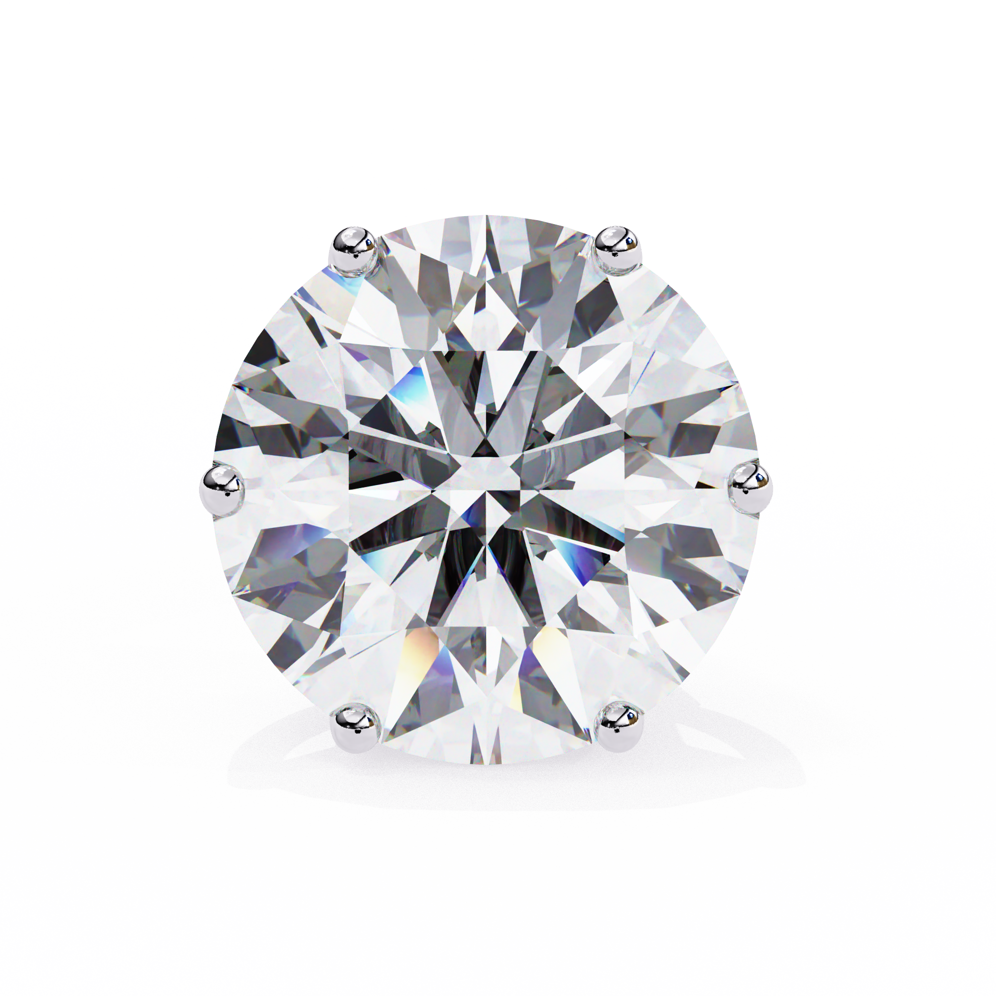 2.57 ct Radiant Elegance Earrings 9k