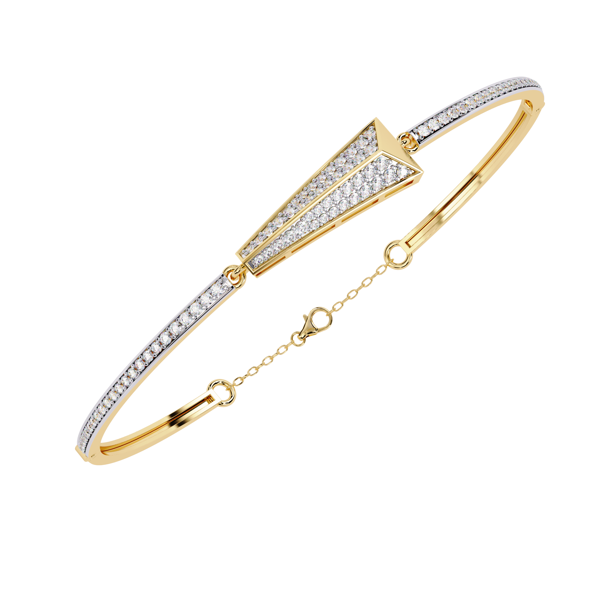 0.55 CT NOVA EDGE BRACELET 9k