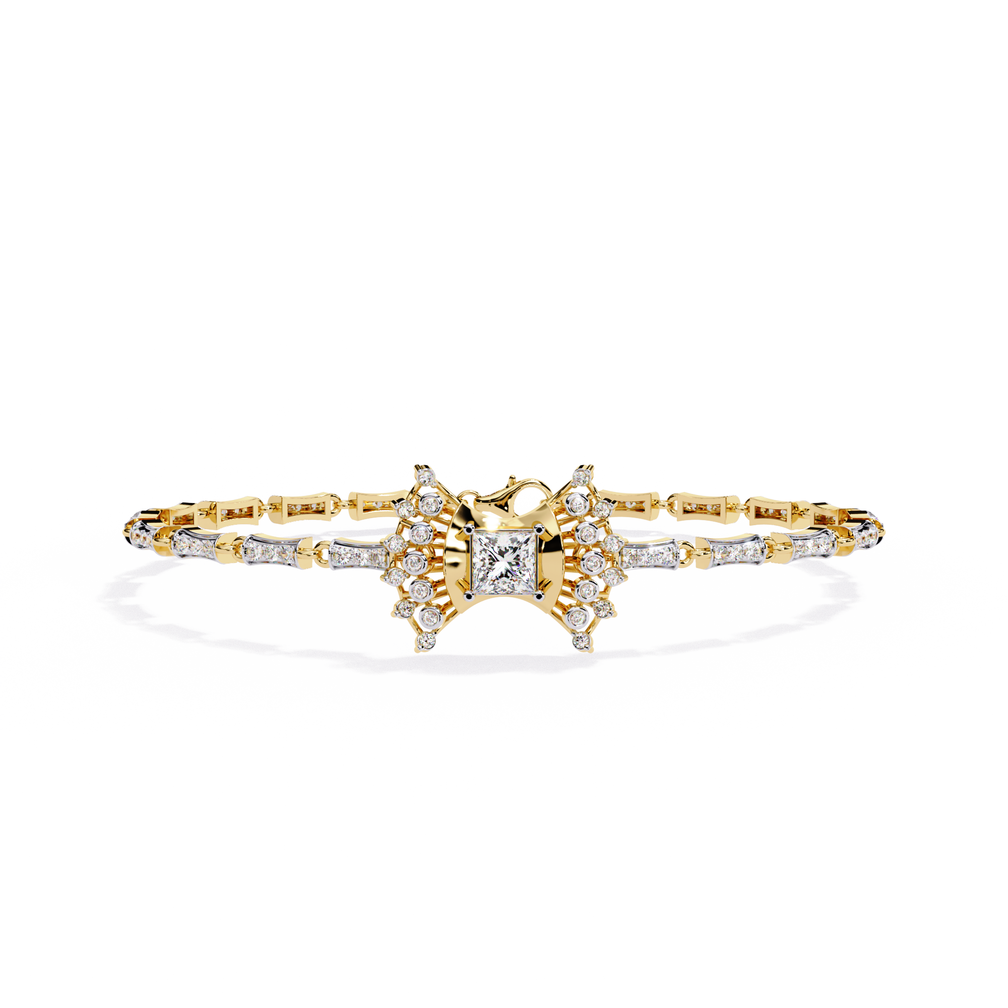 1.65 CT REGENT TRIO BRACELET 9k