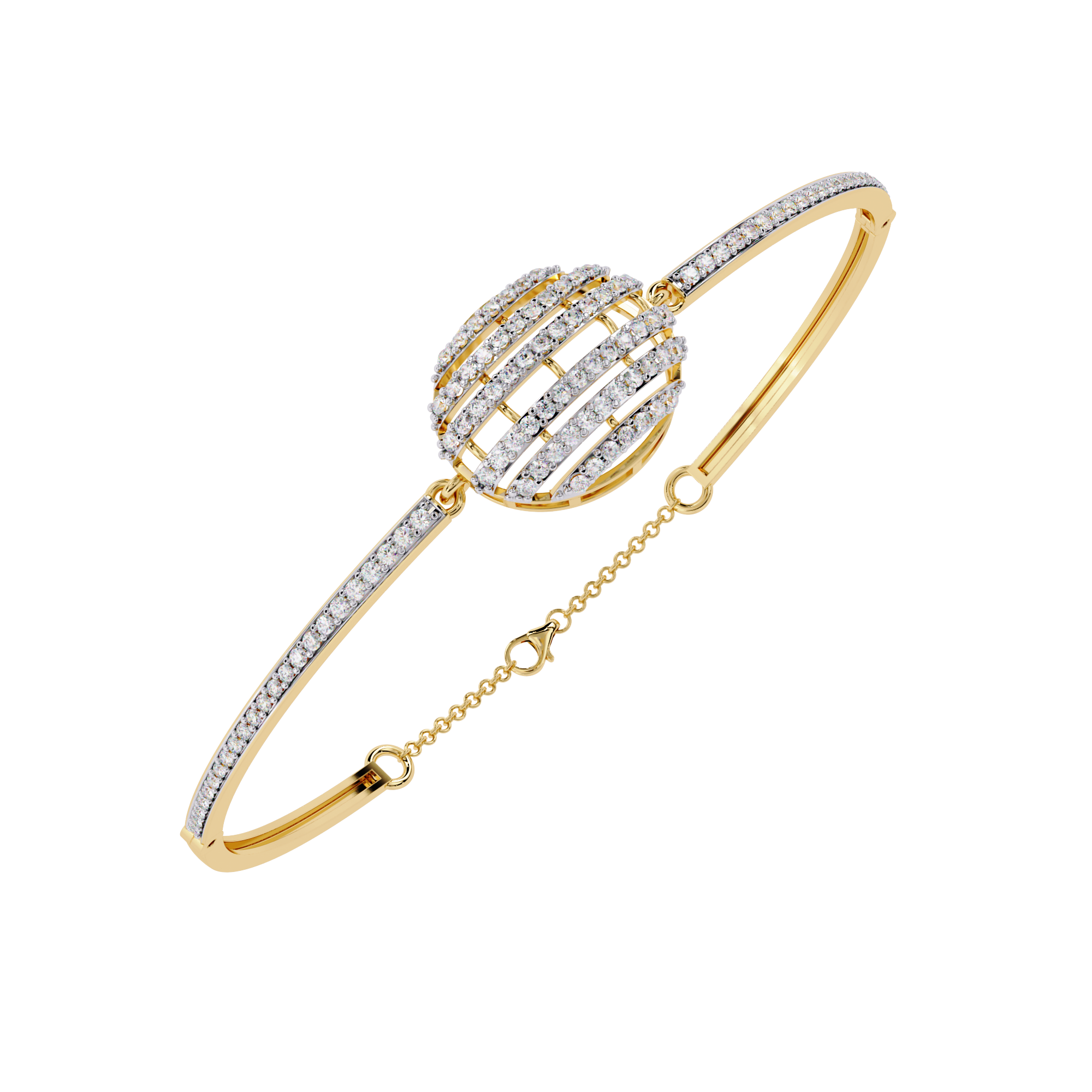 0.66 CT COSMIC AURA BRACELET 18K