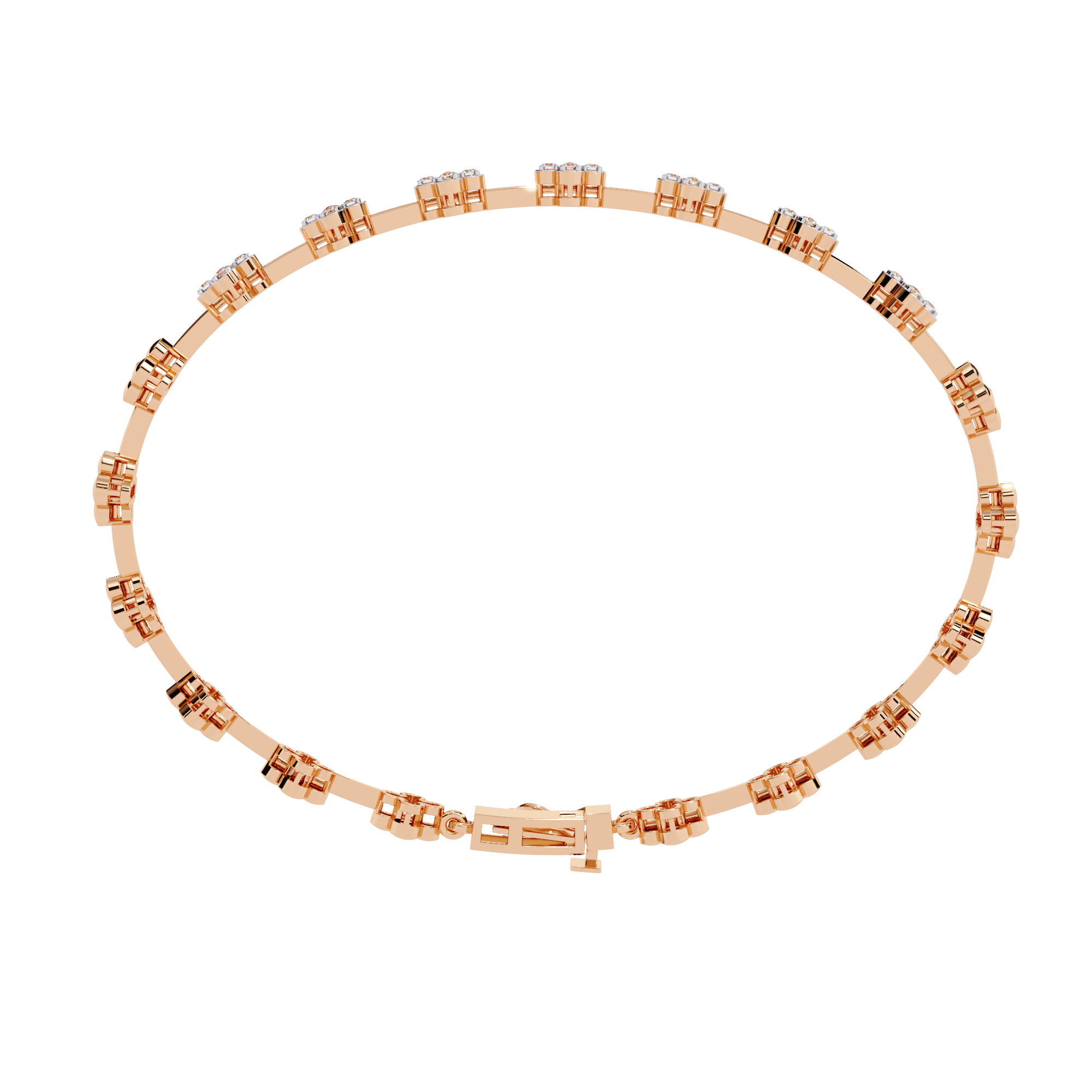 0.23 CT DAISY DELIGHT BRACELET