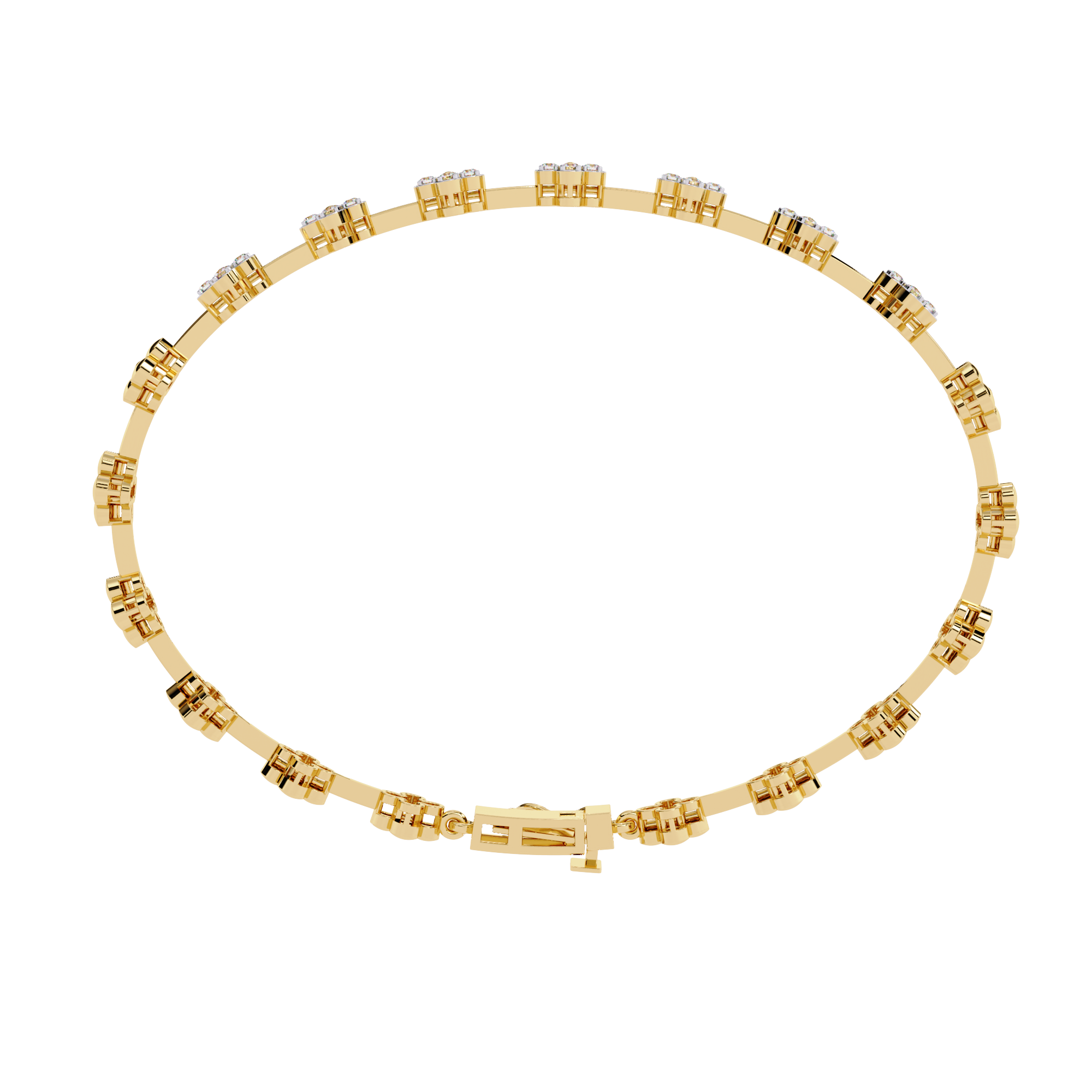 0.23 CT DAISY DELIGHT BRACELET