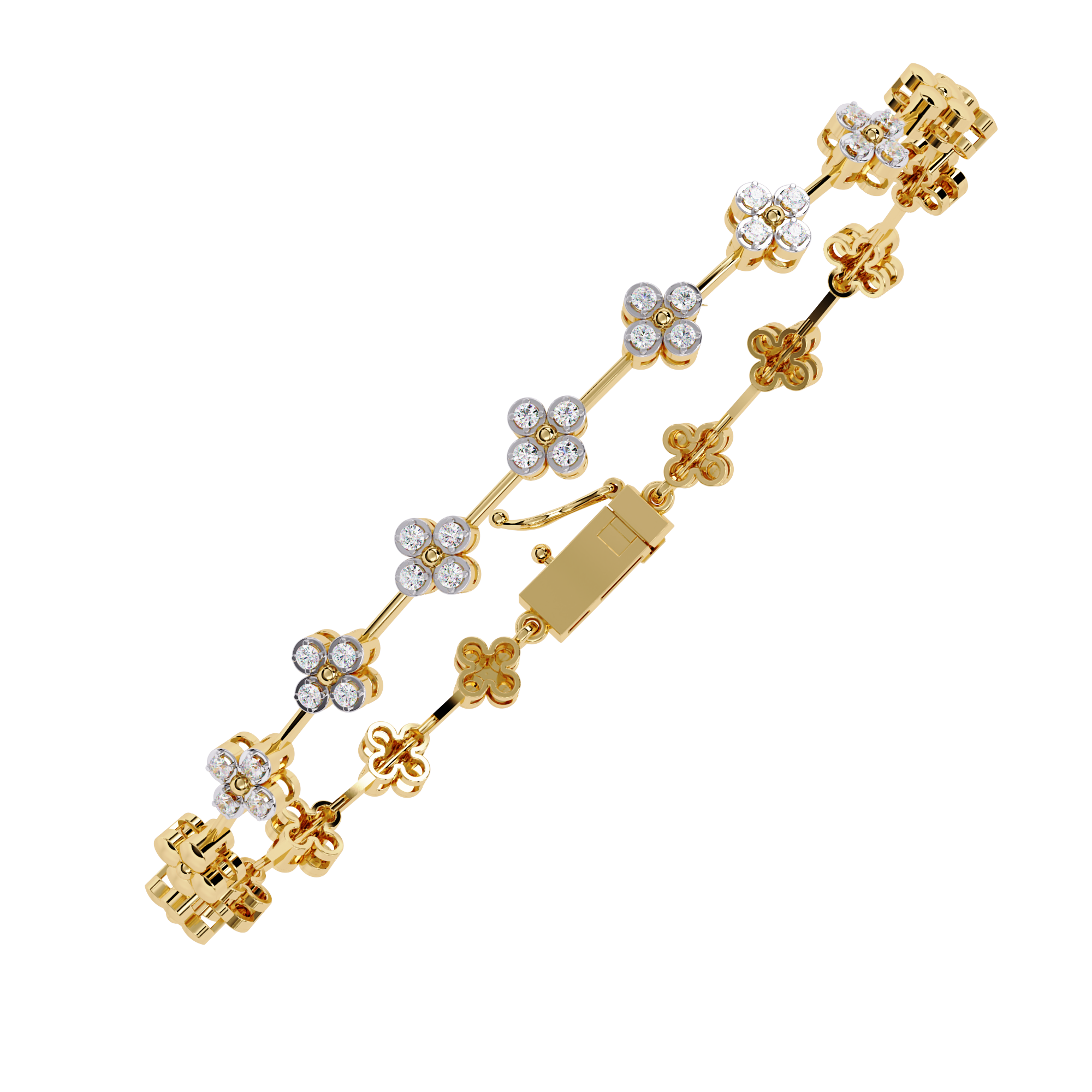 0.23 CT DAISY DELIGHT BRACELET