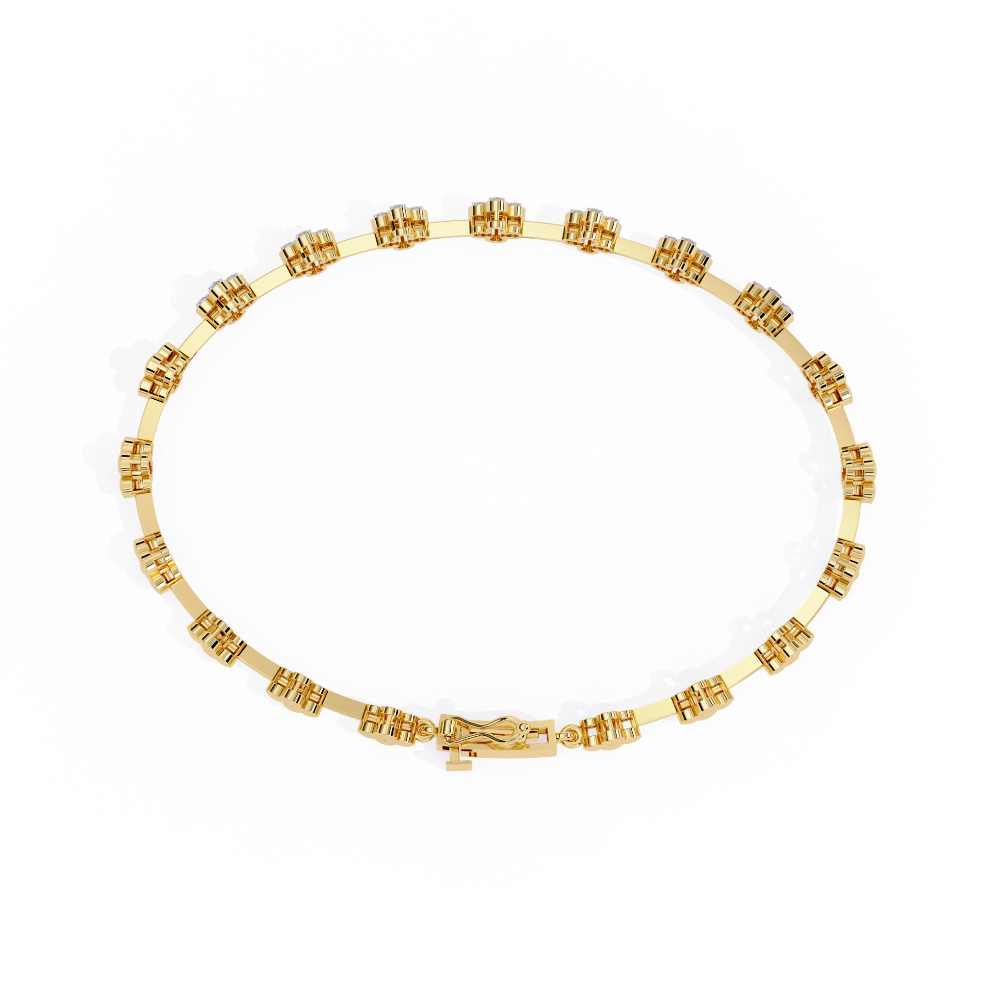 0.23 CT DAISY DELIGHT BRACELET