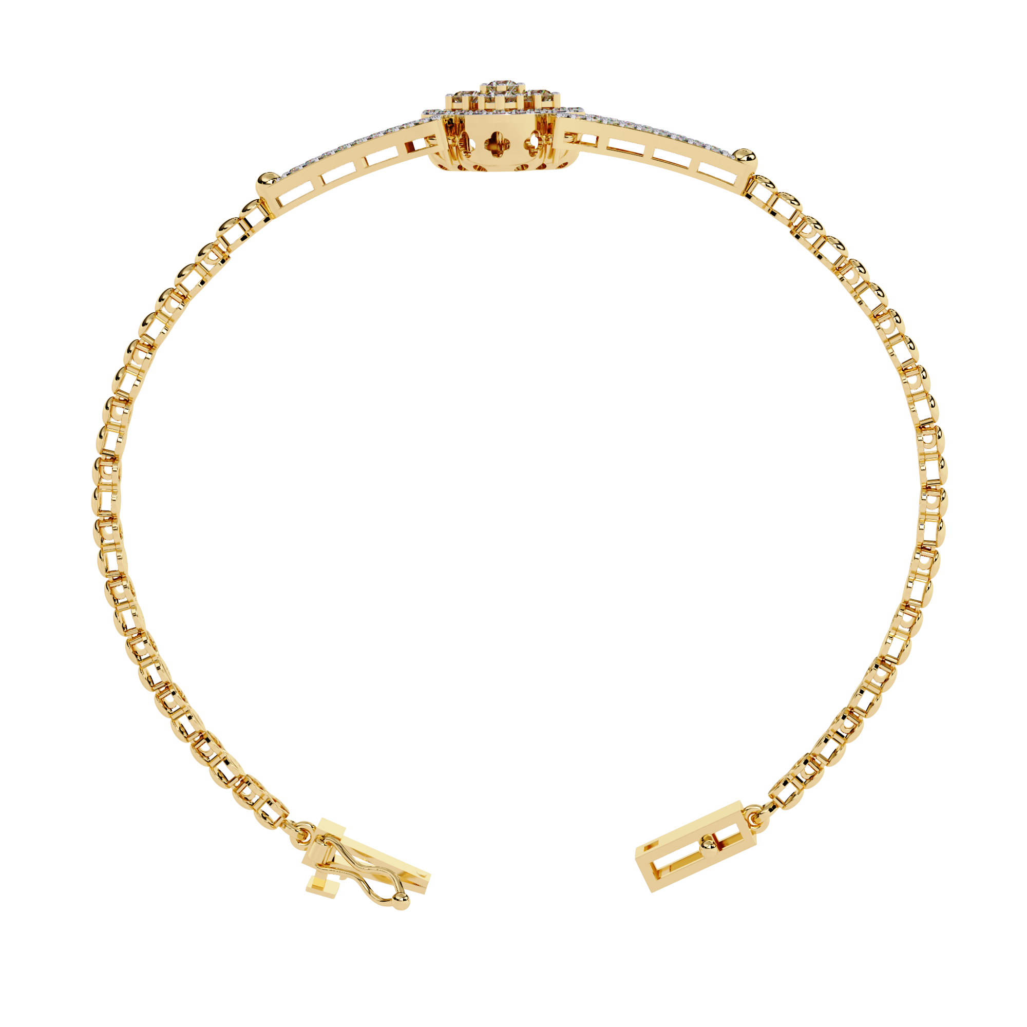 0.49 CT BLOOM SPARK BRACELET 18K