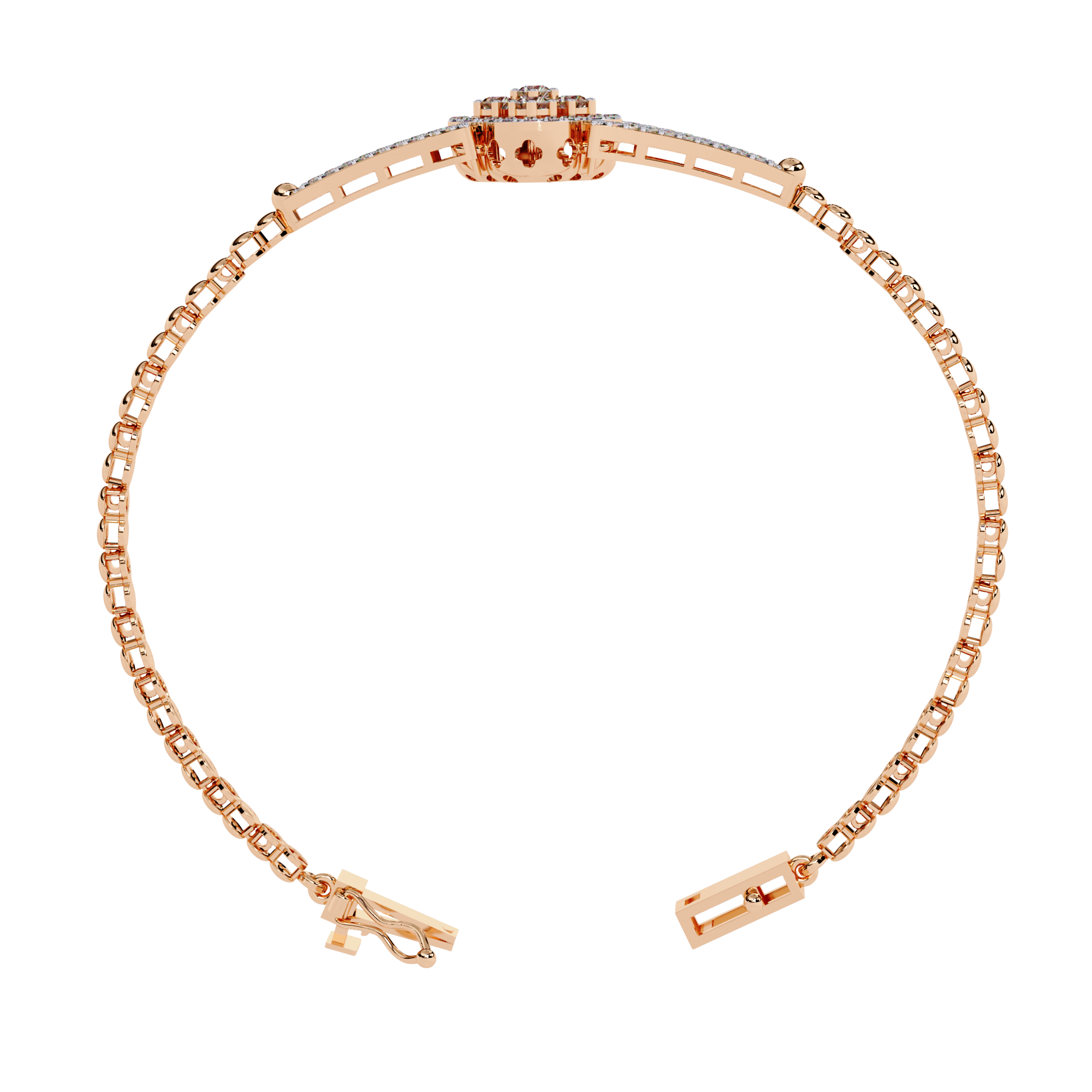 0.49 CT BLOOM SPARK BRACELET 18K