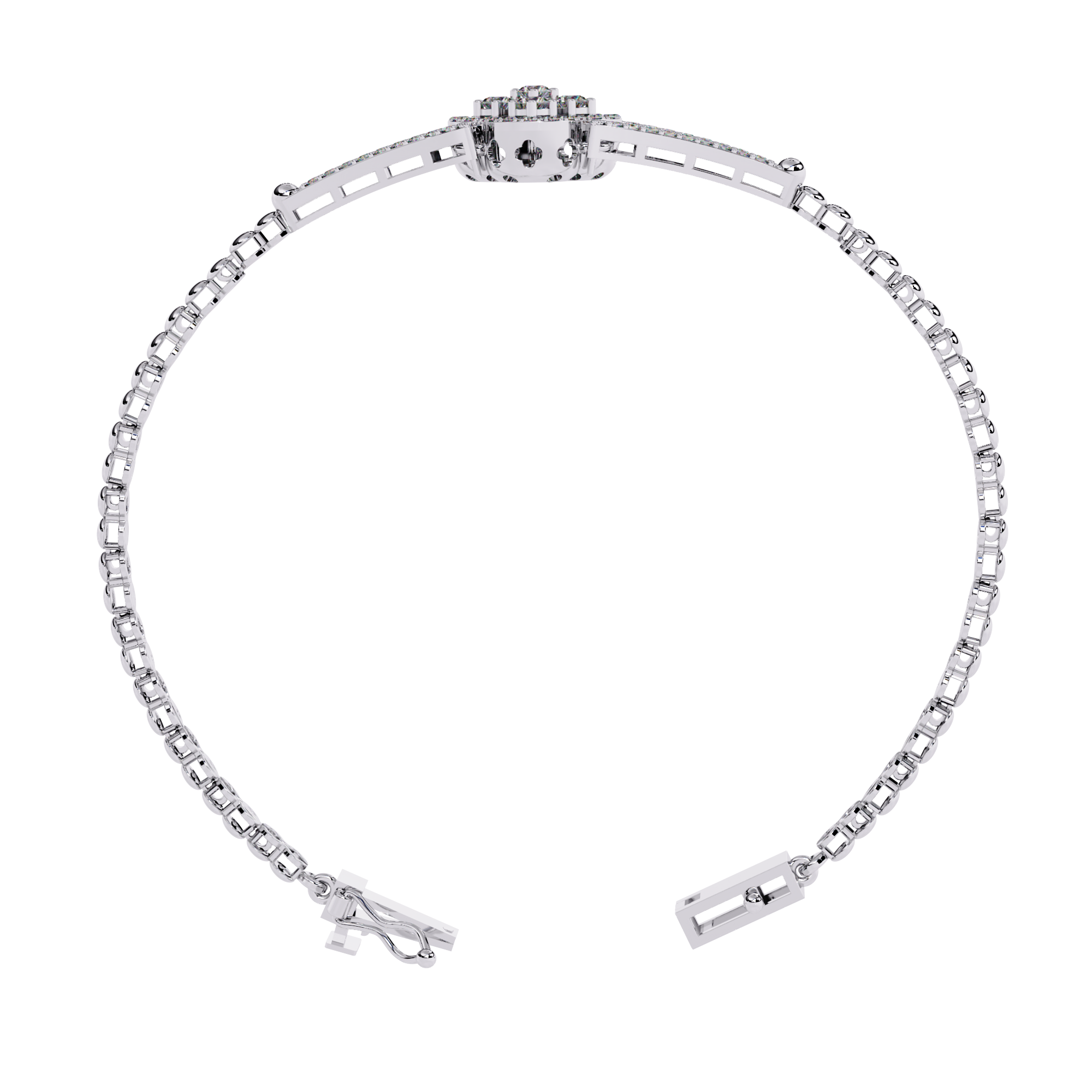 0.49 CT BLOOM SPARK BRACELET 18K