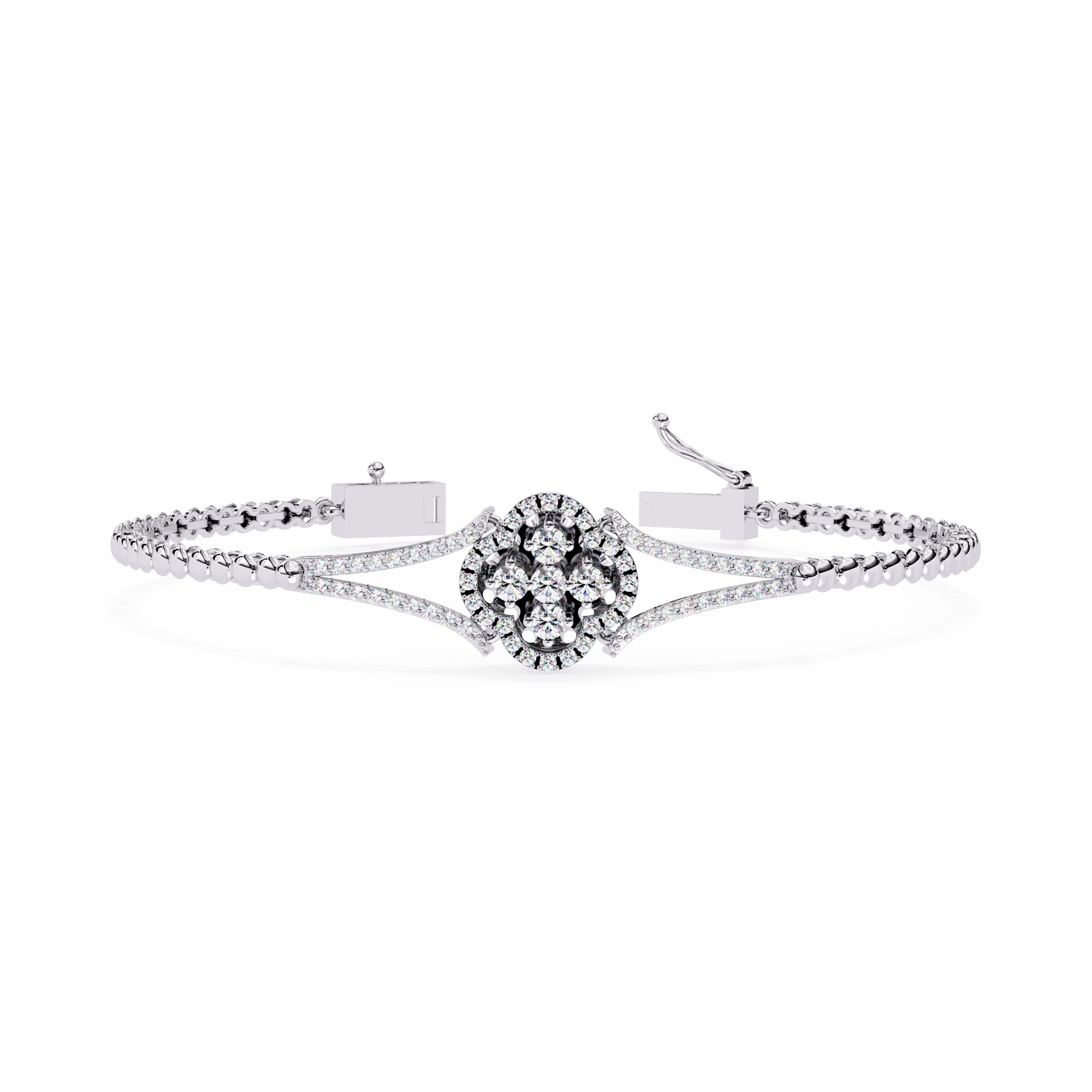 0.49 CT BLOOM SPARK BRACELET 18K