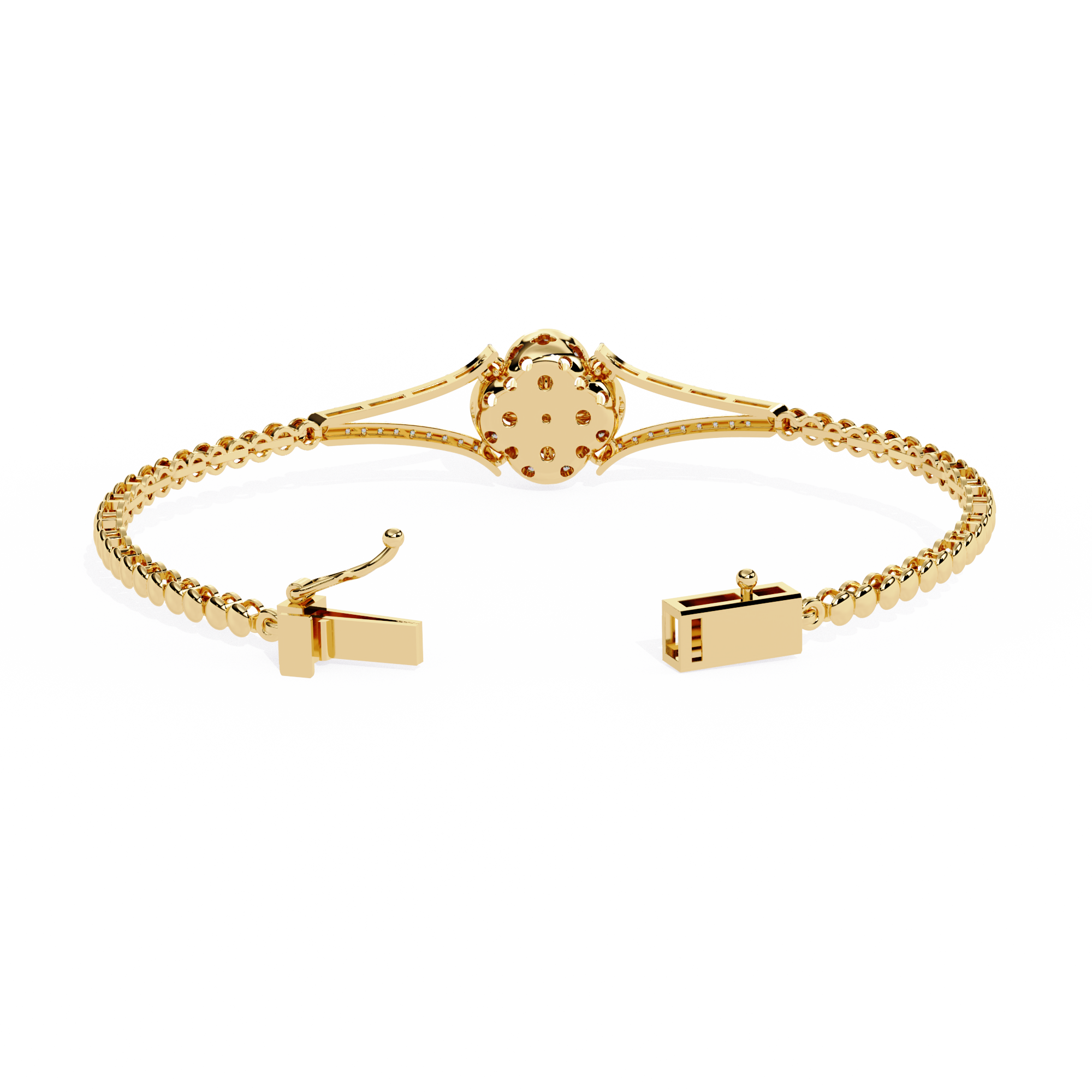 0.49 CT BLOOM SPARK BRACELET 18K
