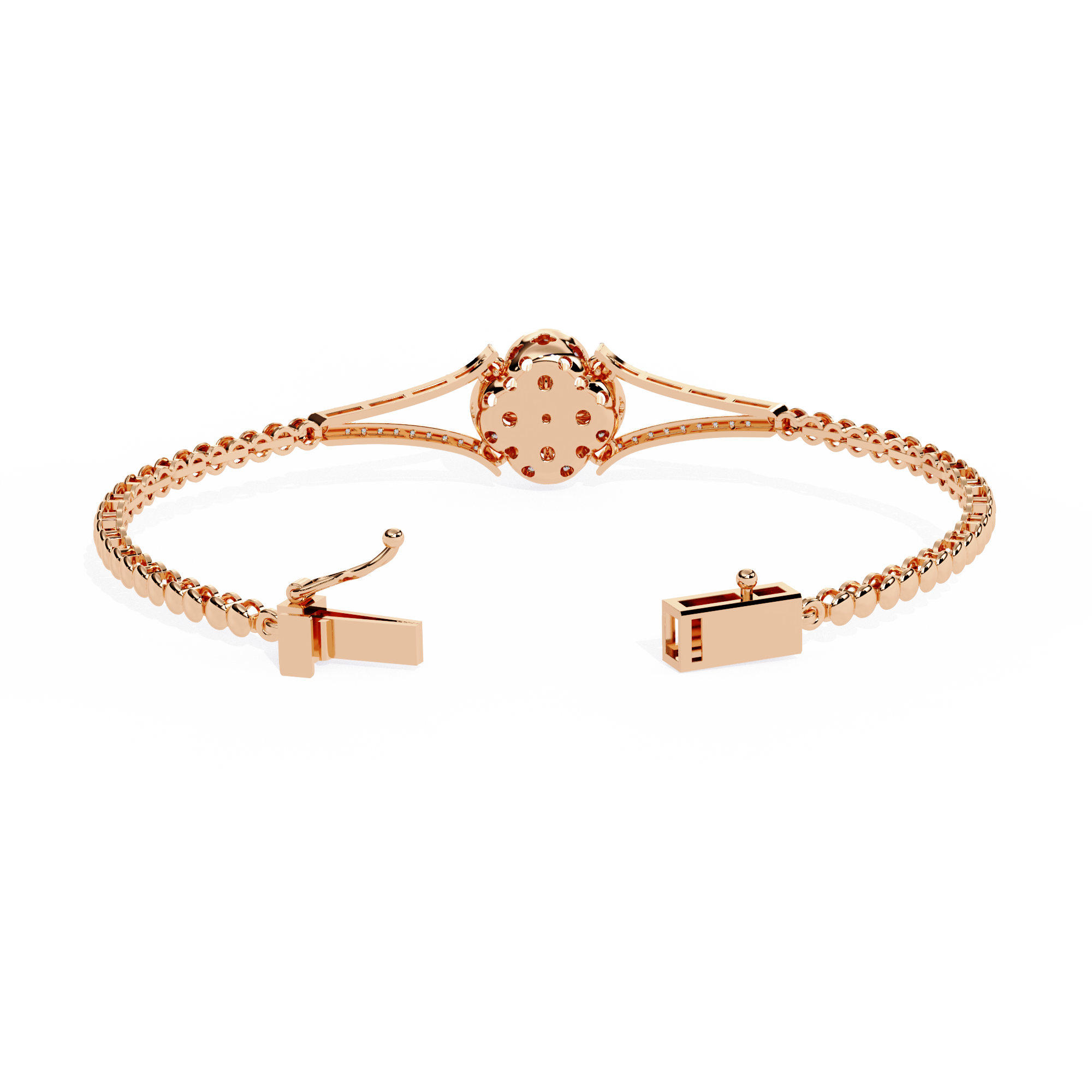 0.49 CT BLOOM SPARK BRACELET 18K