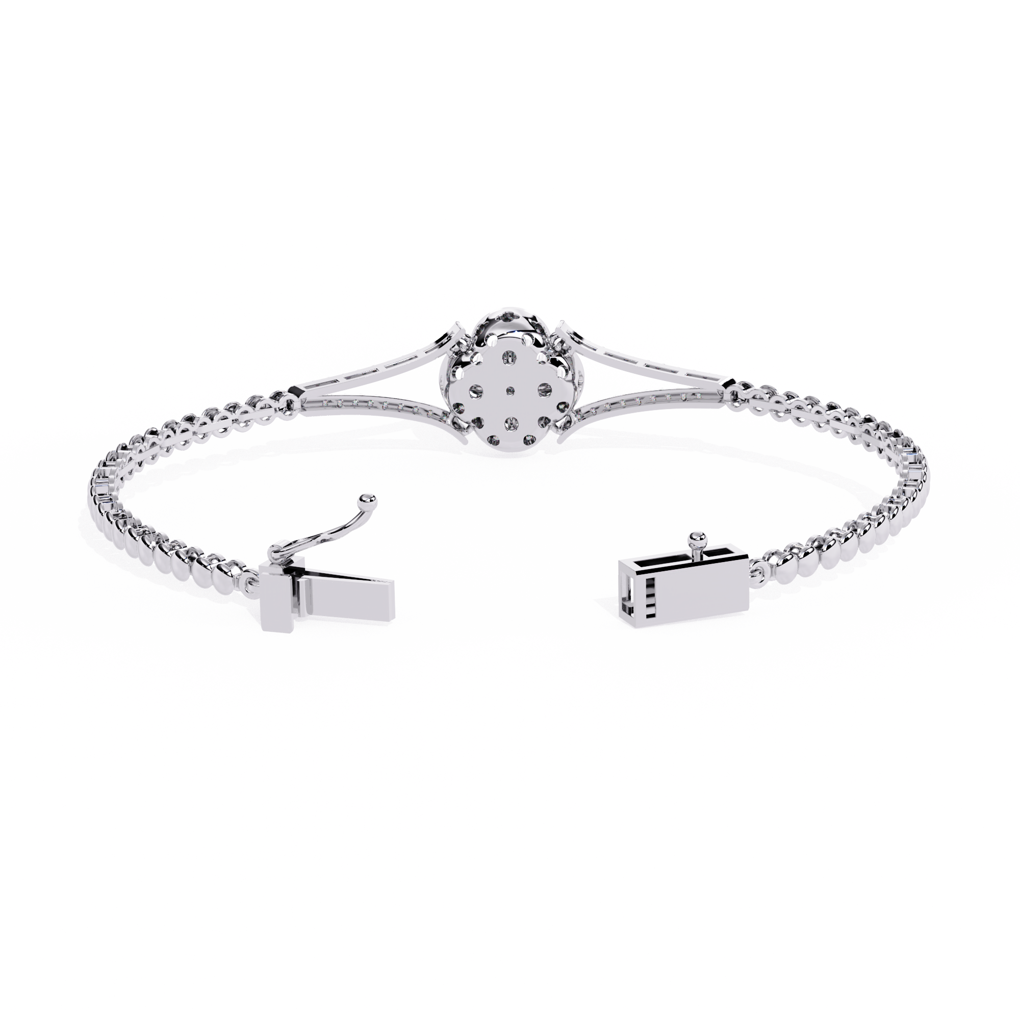 0.49 CT BLOOM SPARK BRACELET 18K