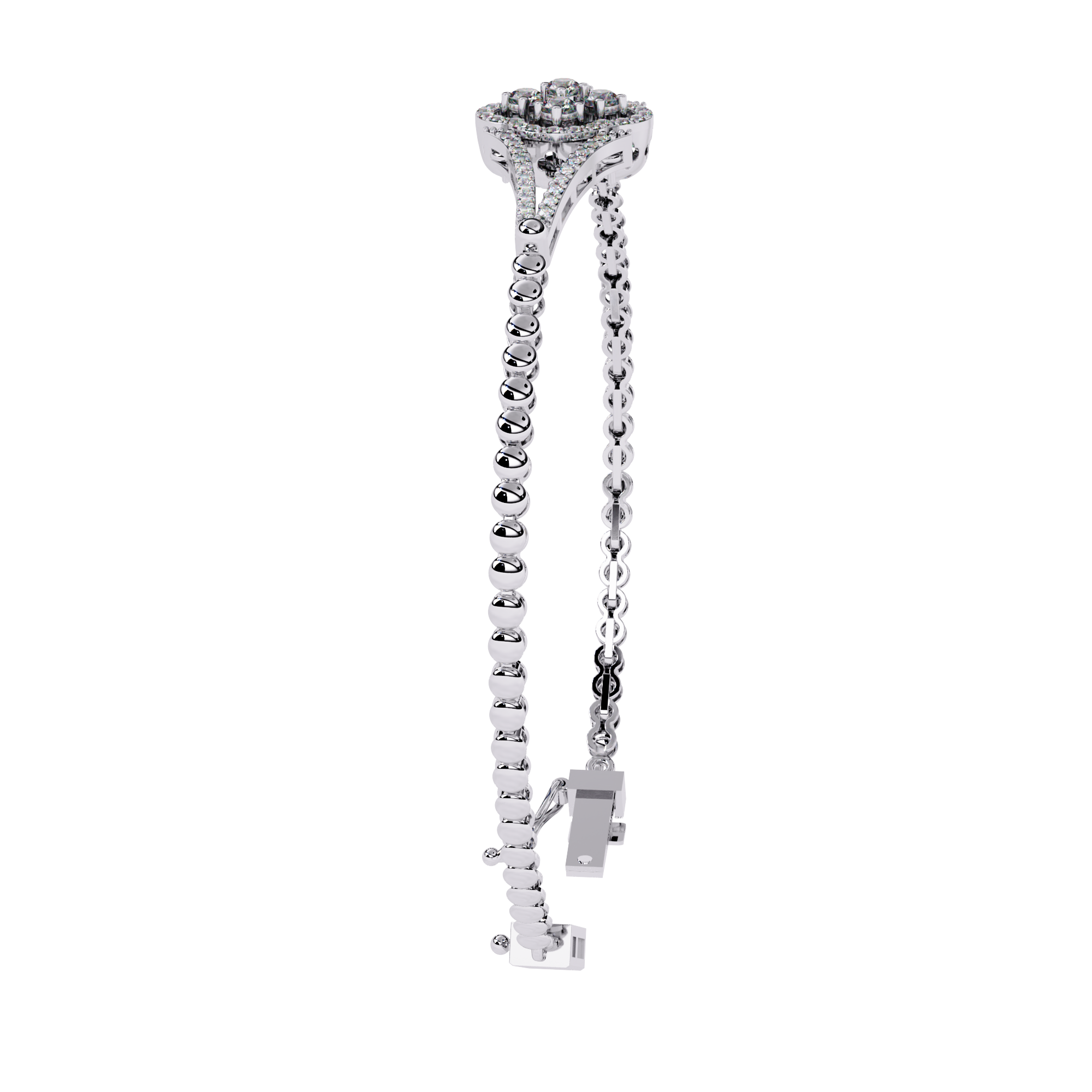 0.49 CT BLOOM SPARK BRACELET 18K