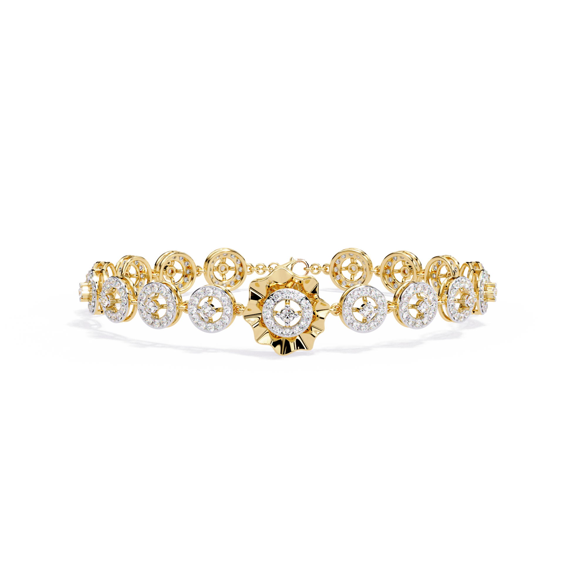 2.16 CT ROSETTE ENCHANT BRACELET