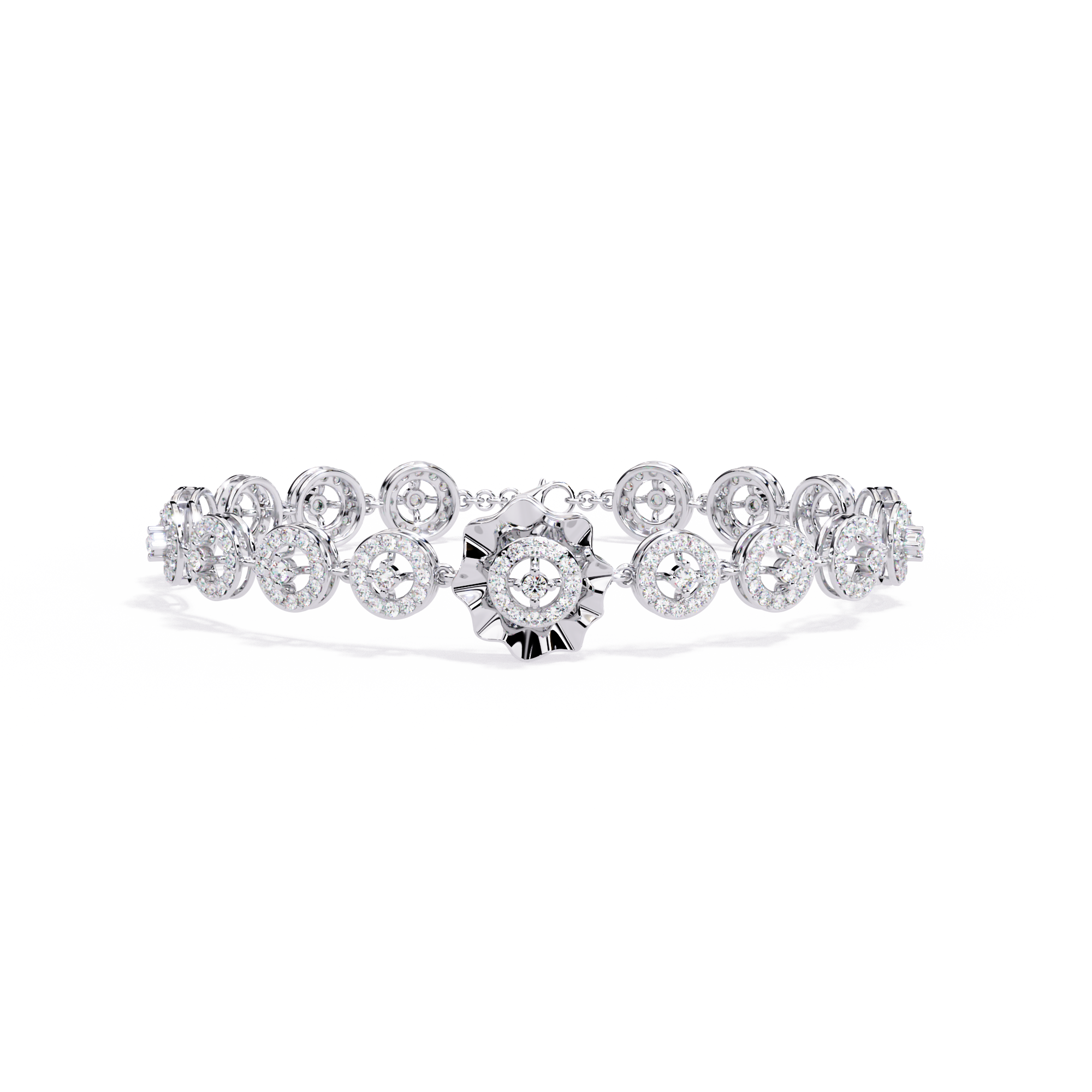 2.16 CT ROSETTE ENCHANT BRACELET