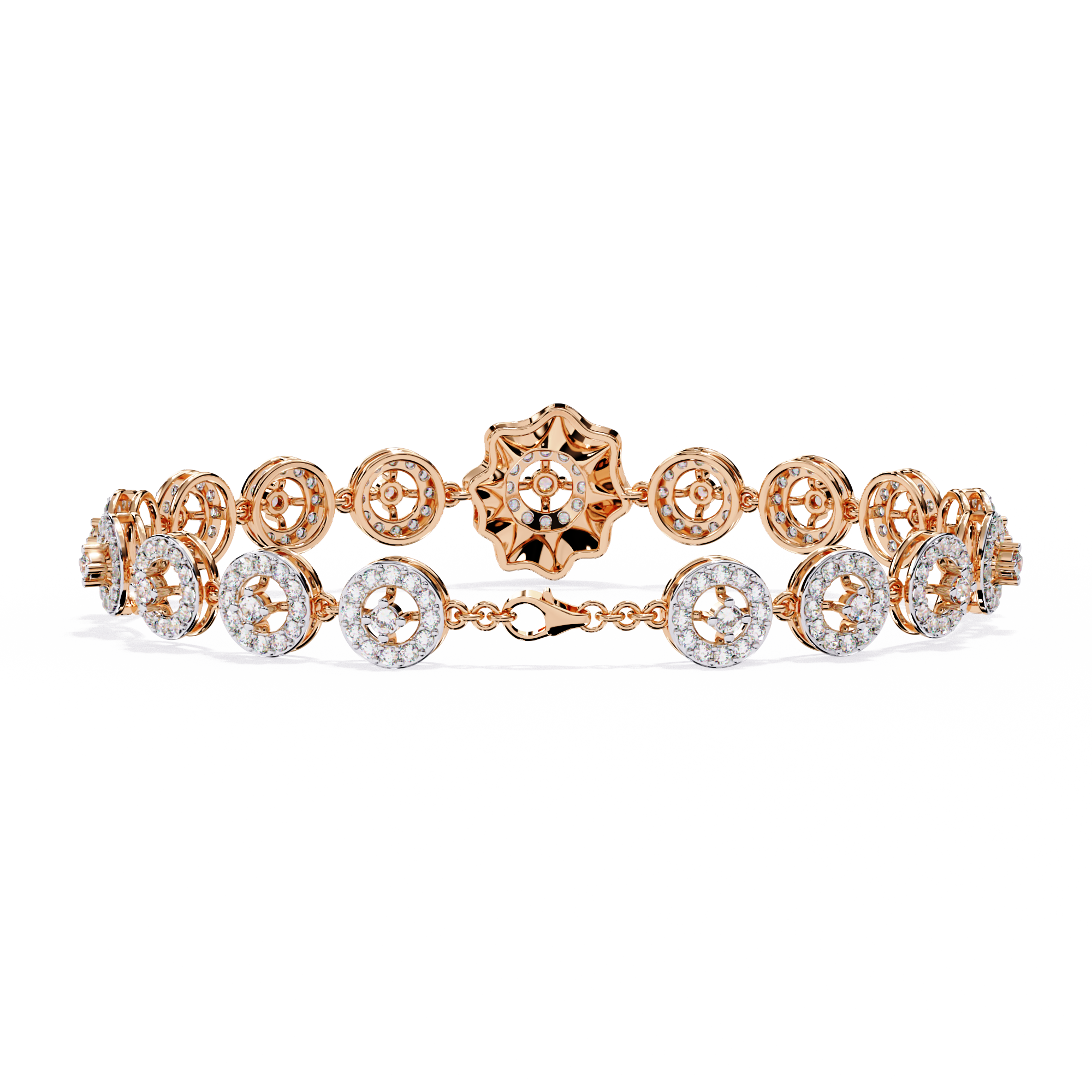 2.16 CT ROSETTE ENCHANT BRACELET