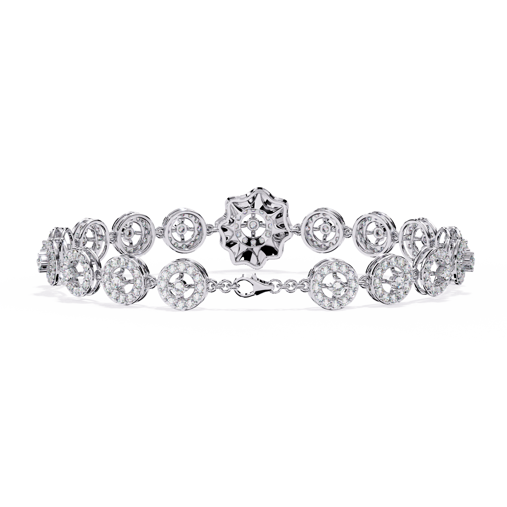 2.16 CT ROSETTE ENCHANT BRACELET