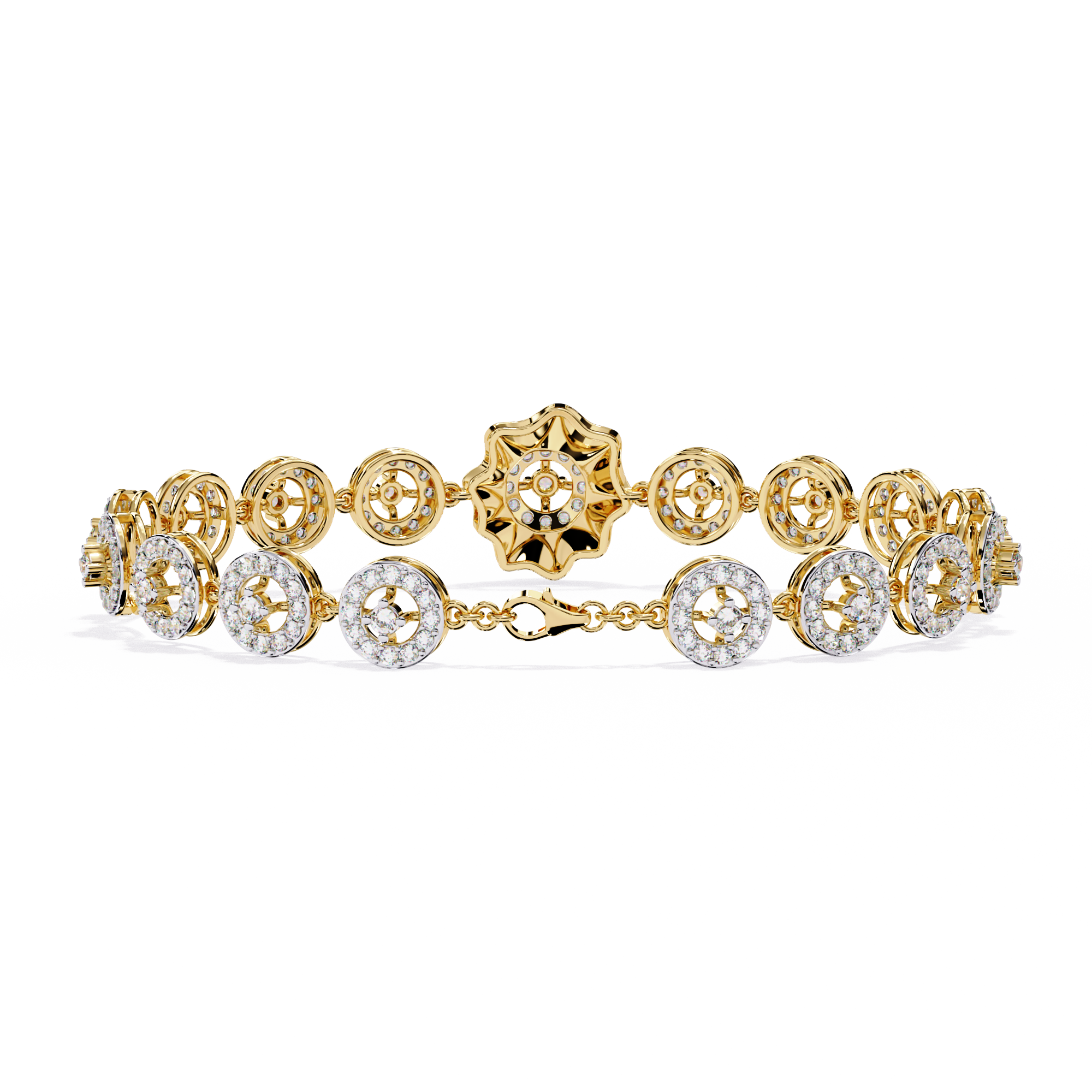 2.16 CT ROSETTE ENCHANT BRACELET