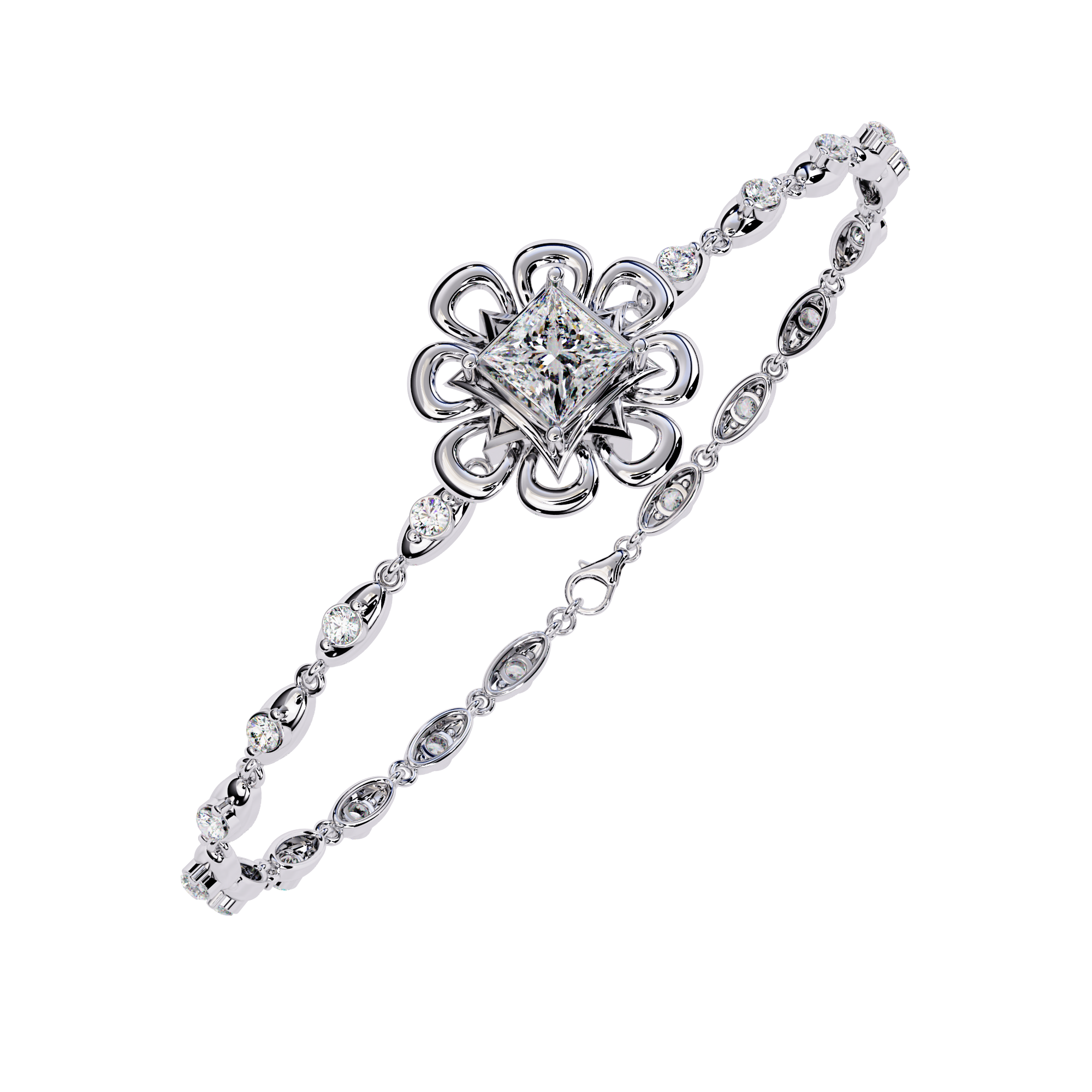 2.11 CT ROSÉ EMBLEM BRACELET