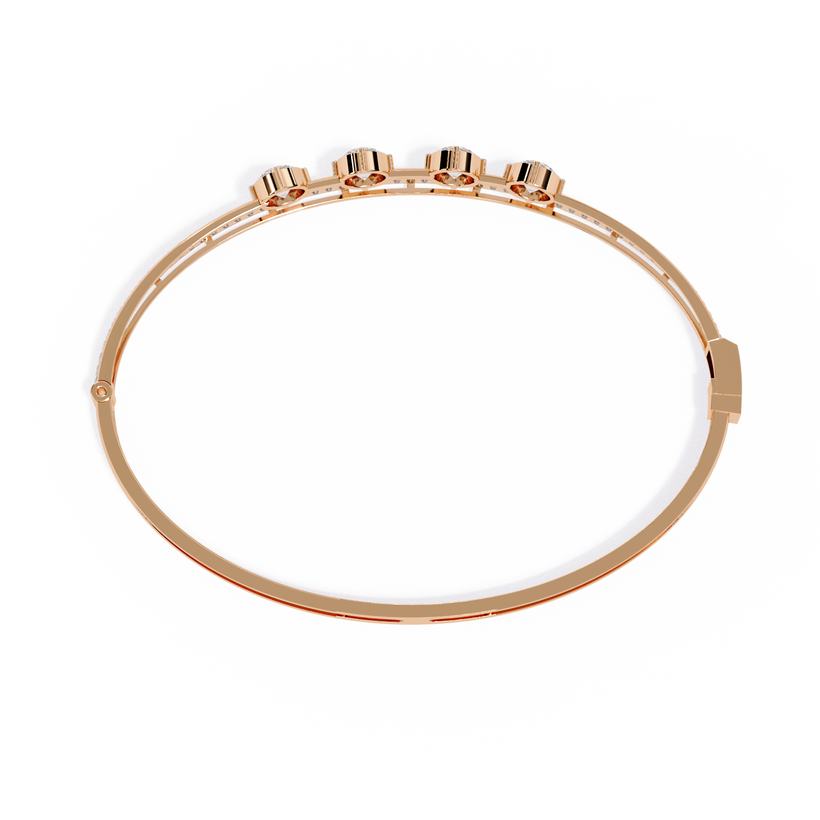 2.32 CT CASCADE LINEAR BRACELET 18K