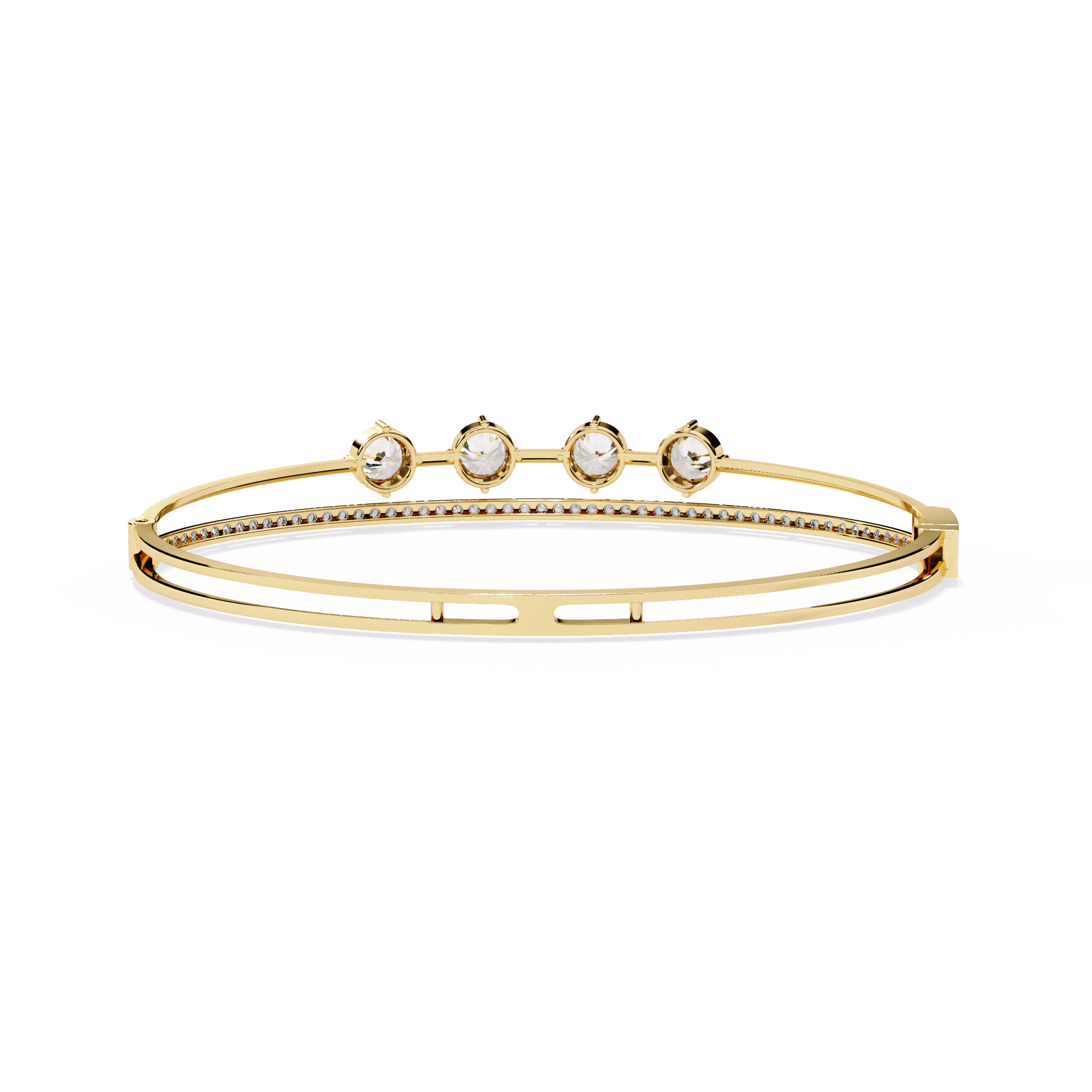 2.32 CT CASCADE LINEAR BRACELET 18K