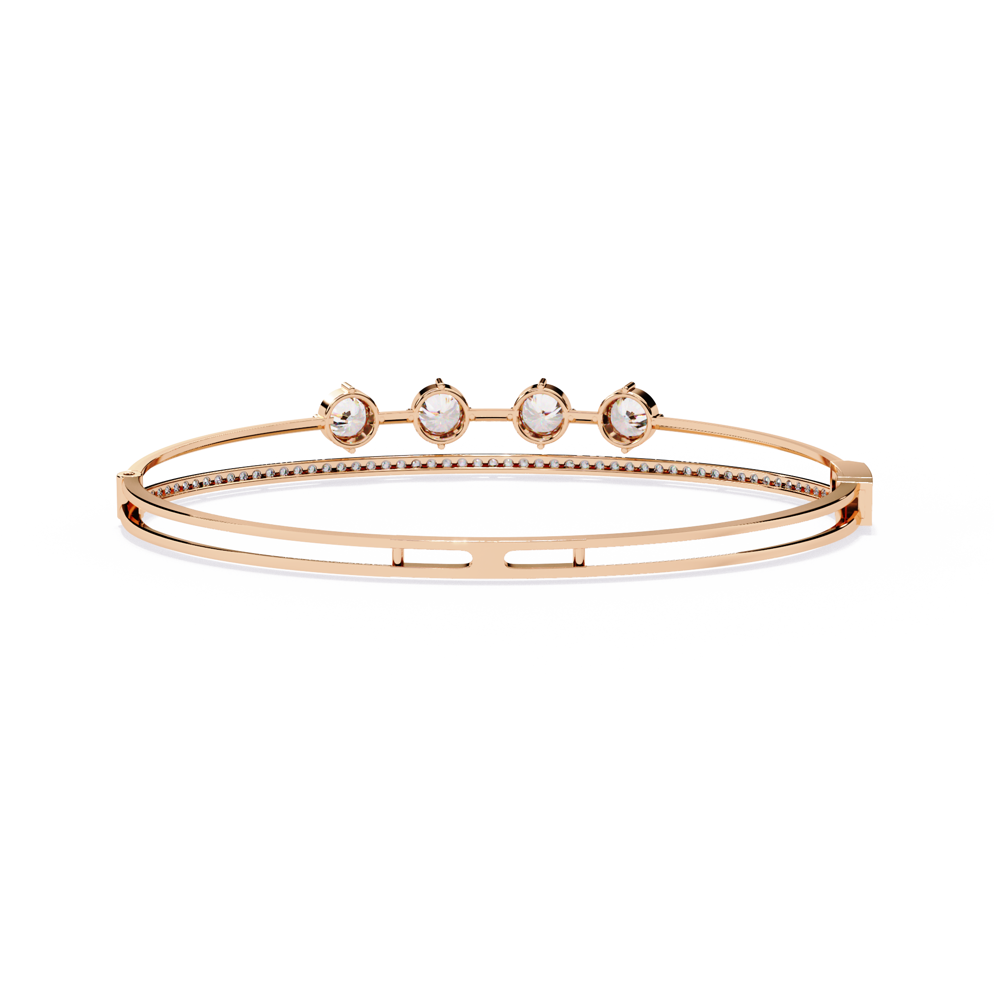 2.32 CT CASCADE LINEAR BRACELET 18K