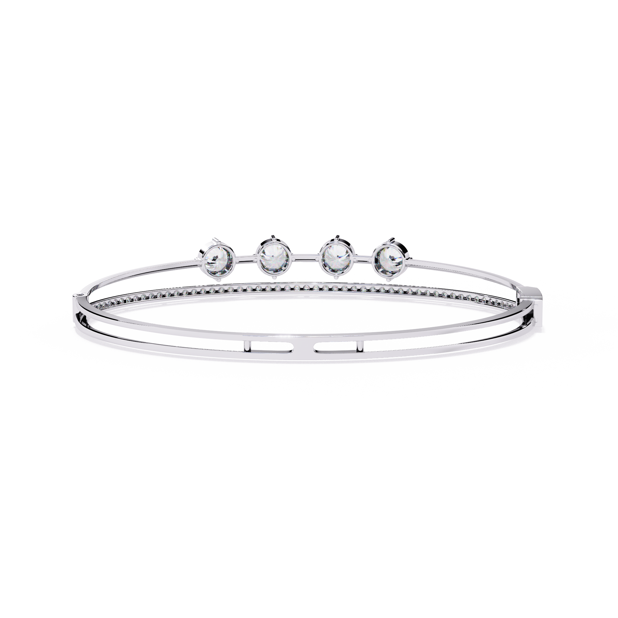 2.32 CT CASCADE LINEAR BRACELET 18K