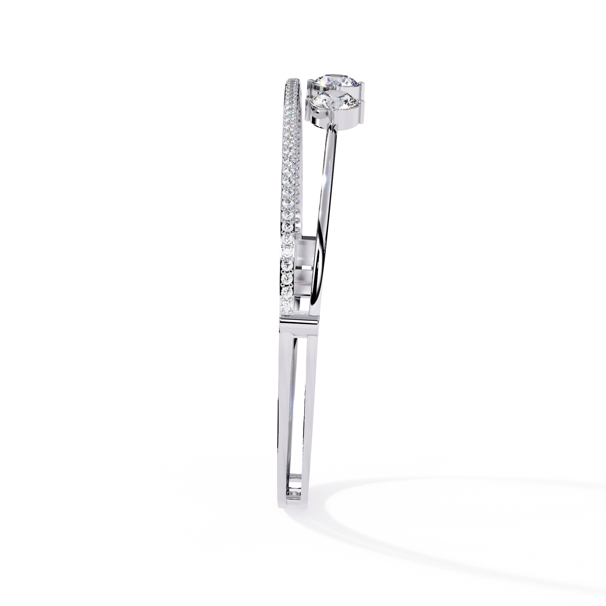 2.32 CT CASCADE LINEAR BRACELET 18K