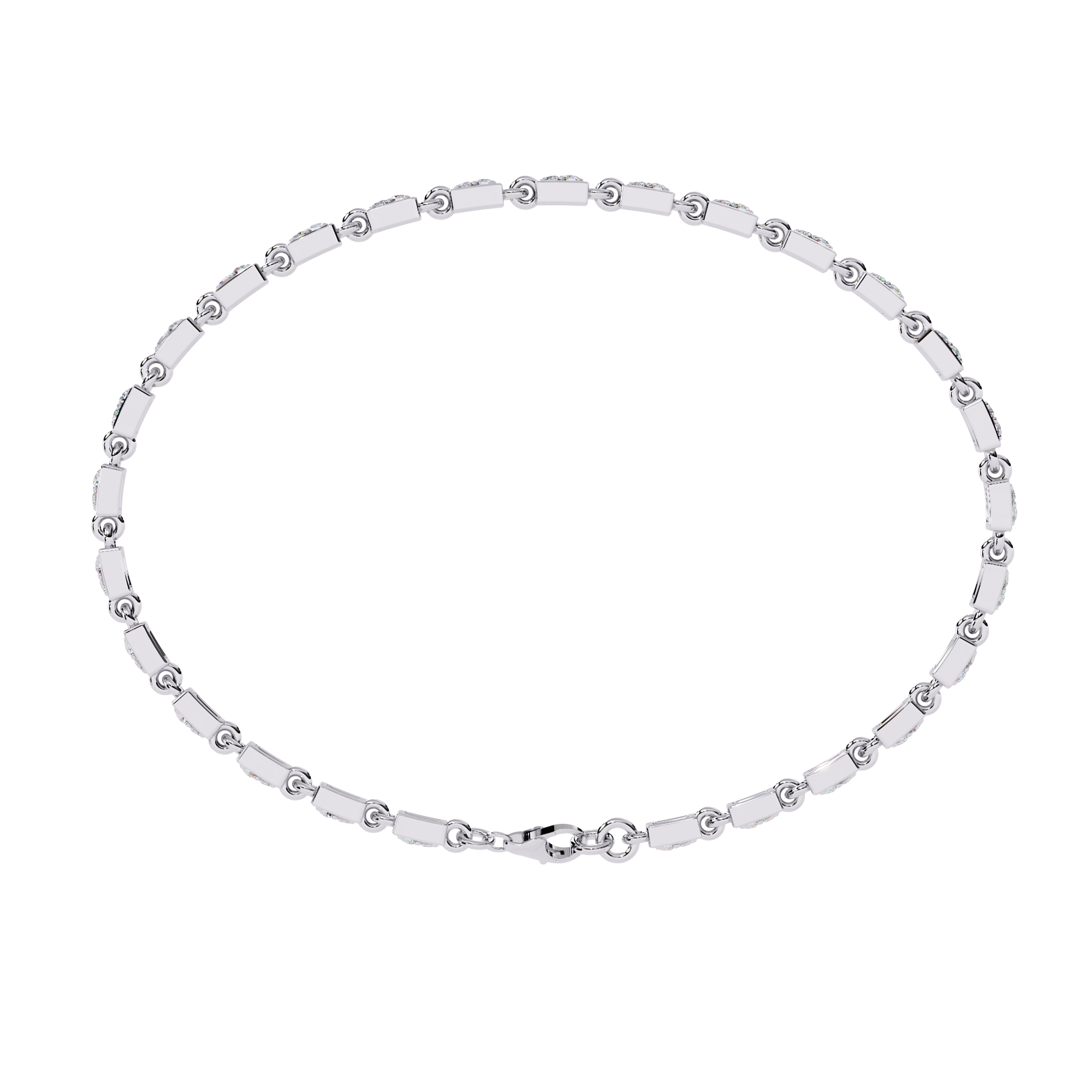 0.45 CT LINEA TWIST BRACELET 18K