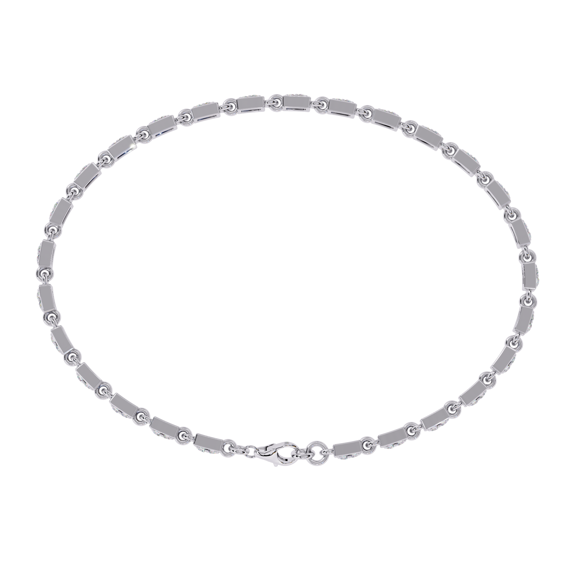 0.45 CT LINEA TWIST BRACELET 18K