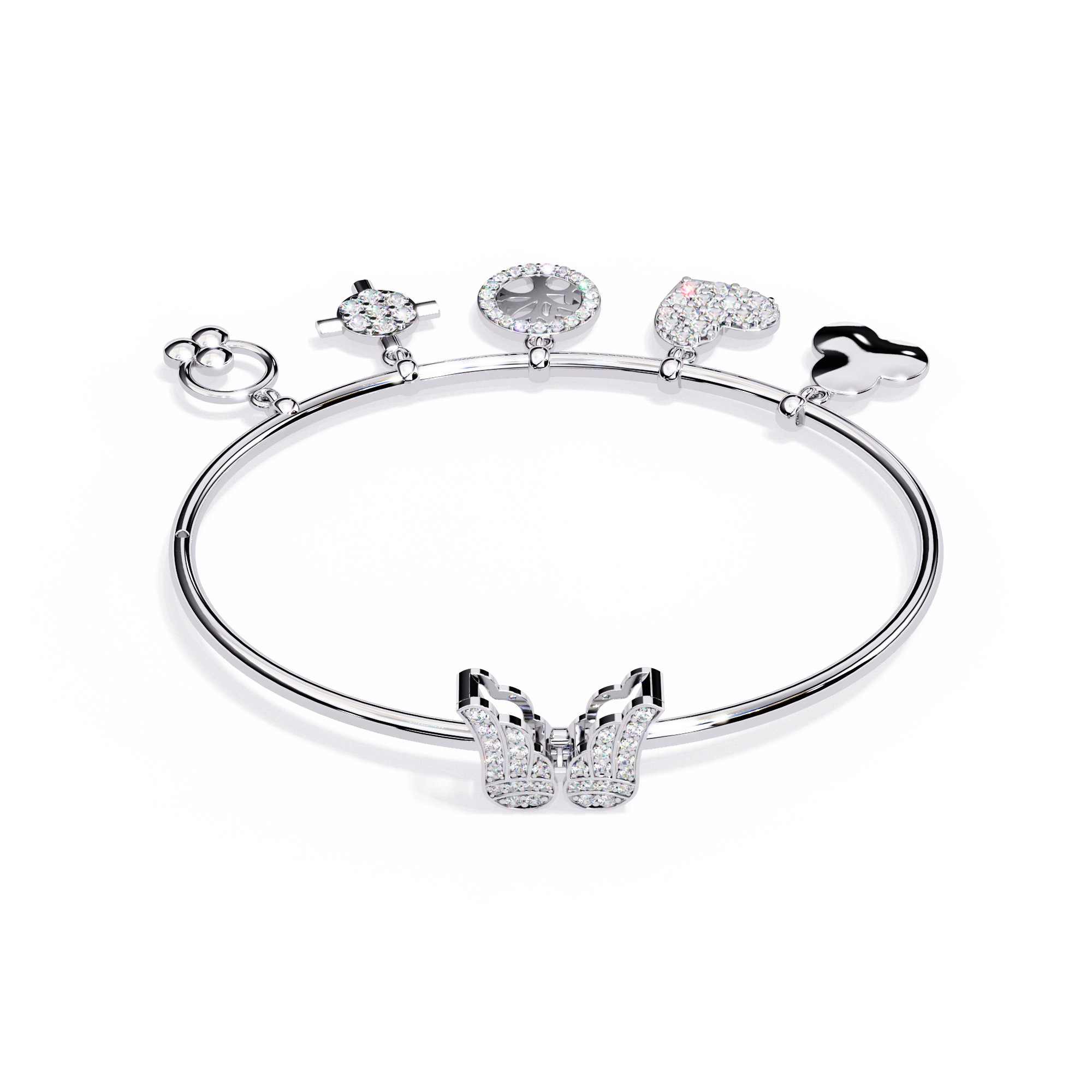 0.97 CT CHARM BLOOM BRACELET