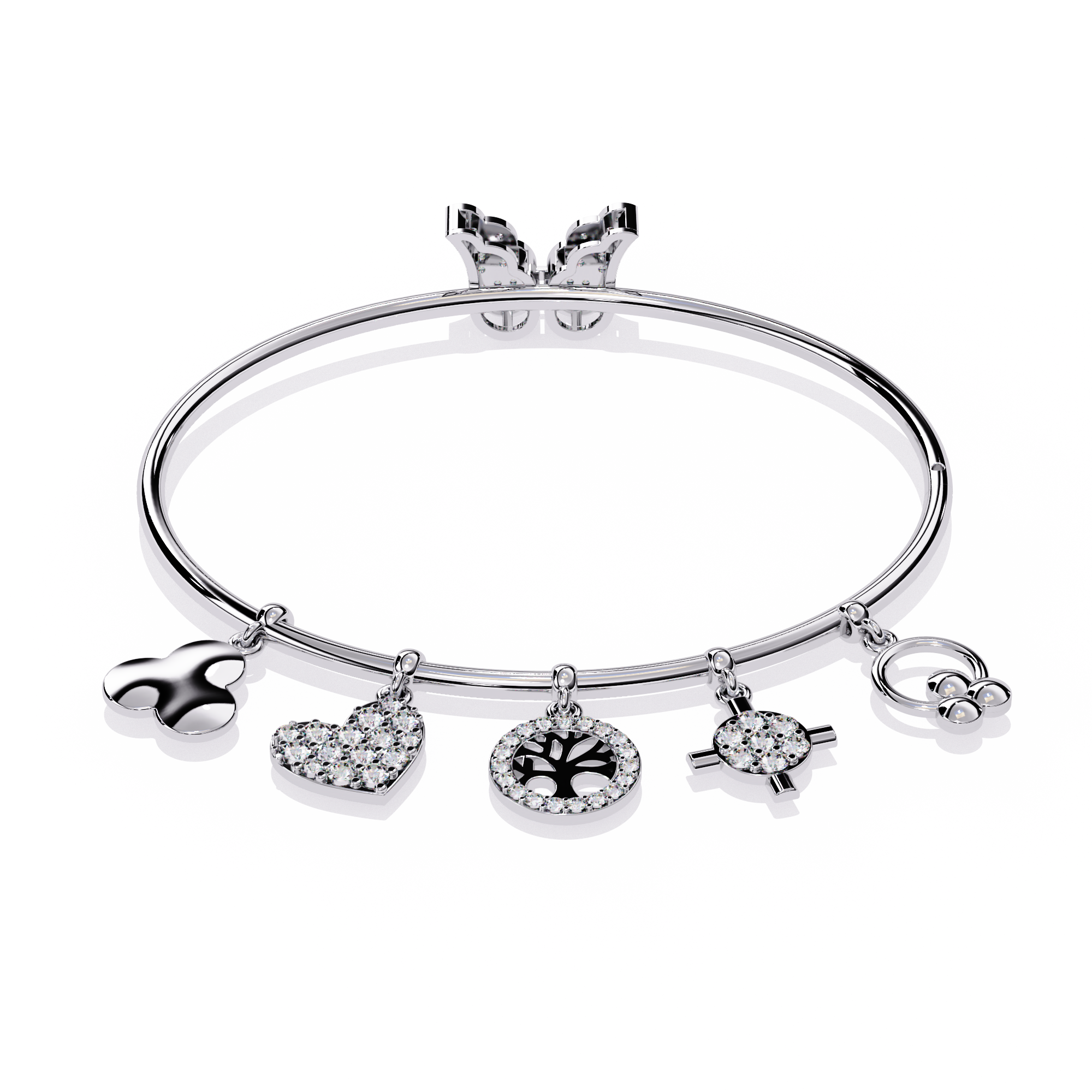 0.97 CT CHARM BLOOM BRACELET