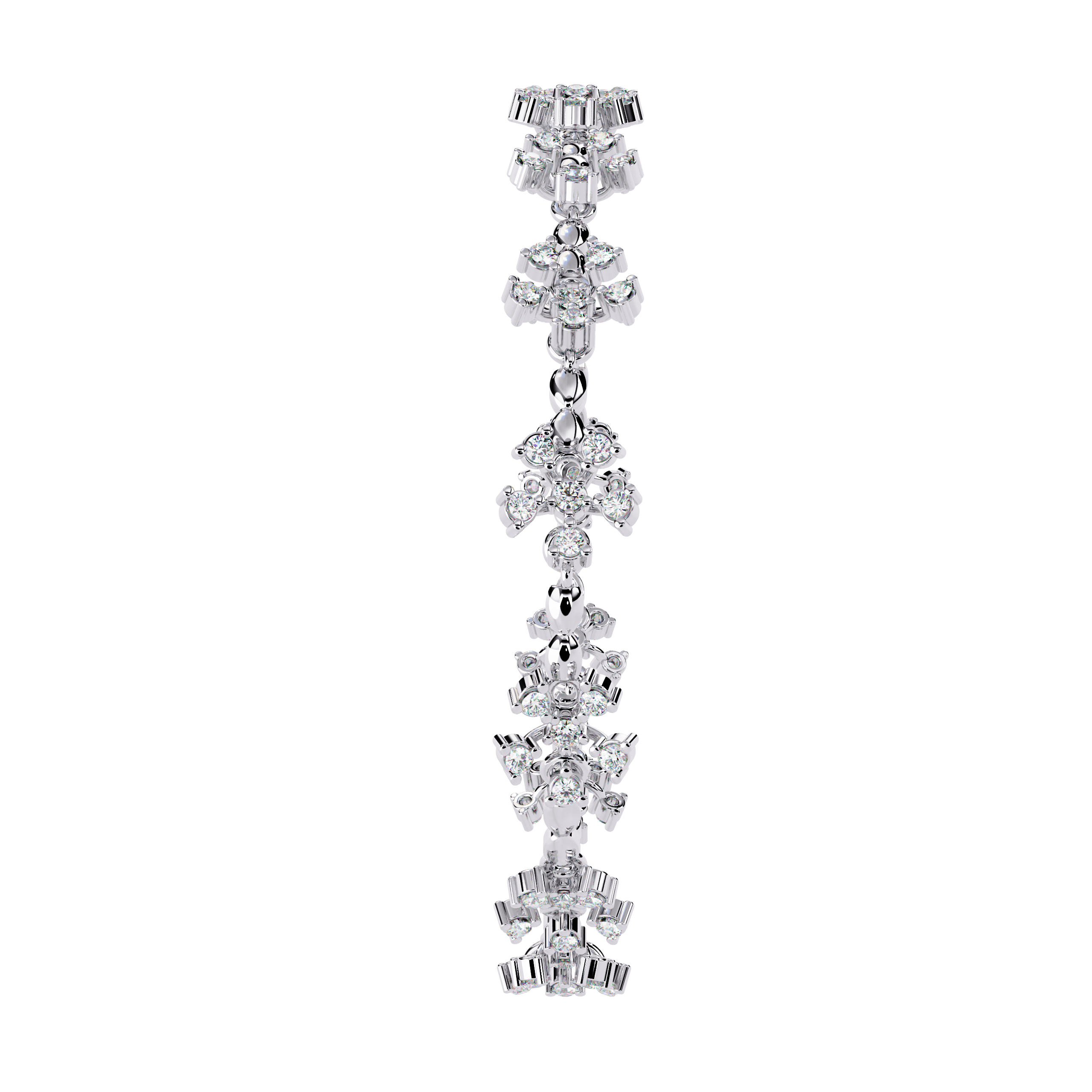 0.90 CT PETITE BLOOM BRACELET 18K