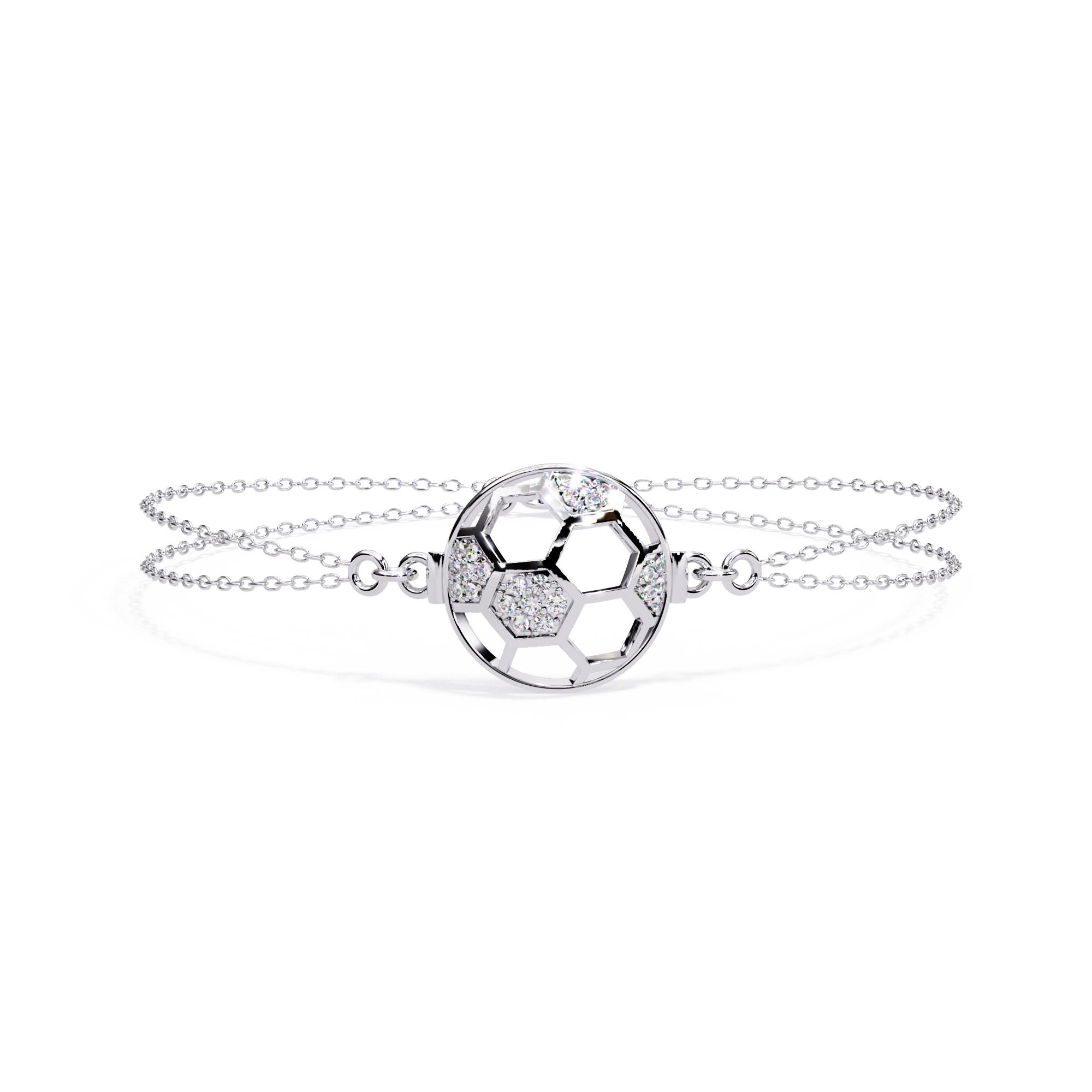 0.20 CT UNITY KNOT BRACELET 18K