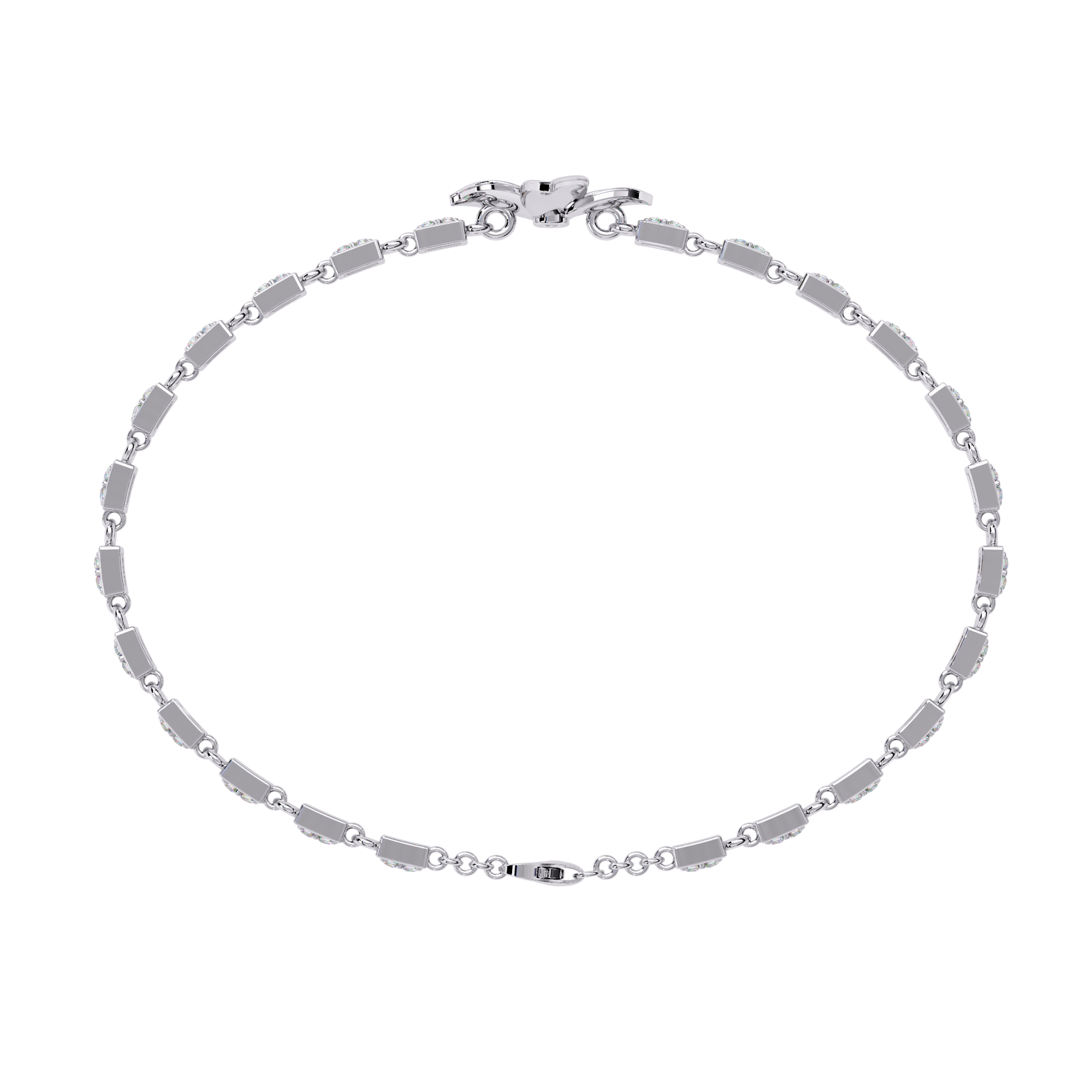 0.41 CT FLORÉ PETAL BRACELET 18K