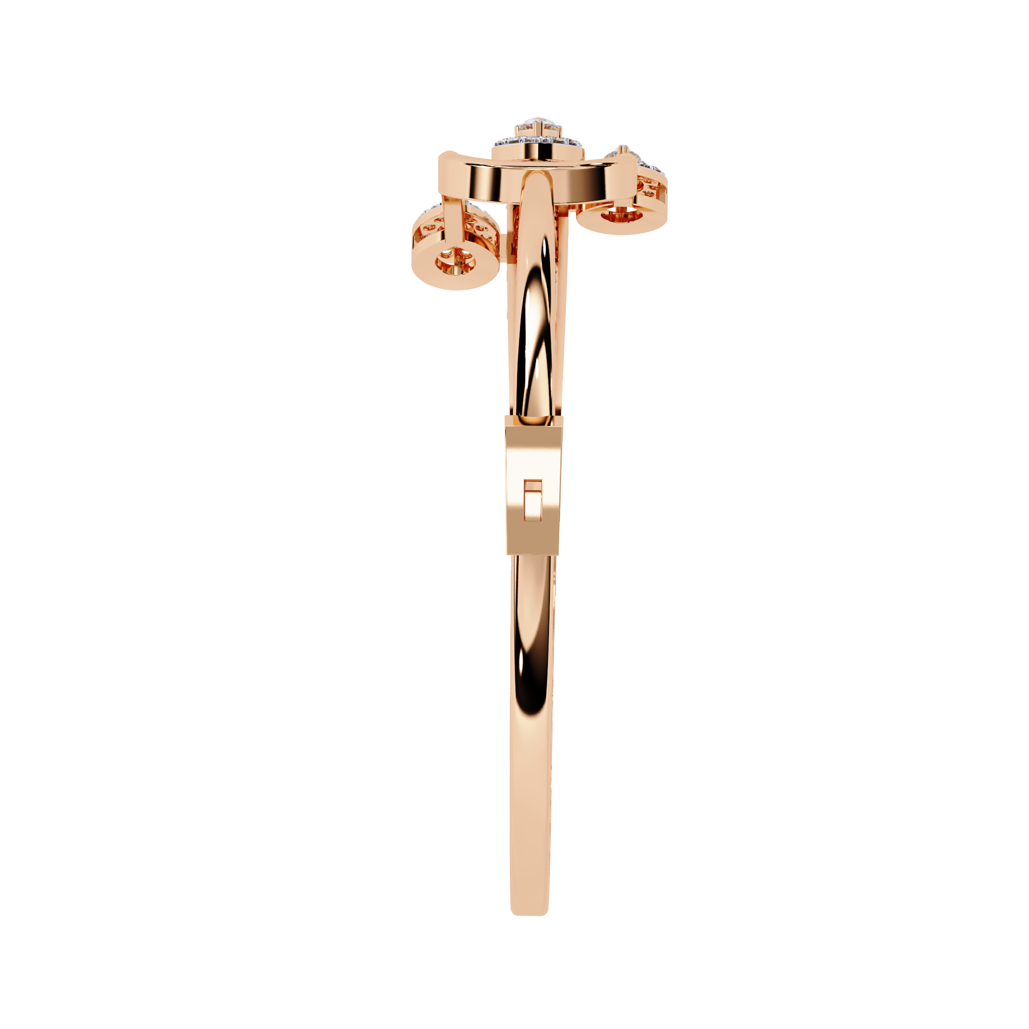 0.73 CT LEAFLET DUAL BRACELET